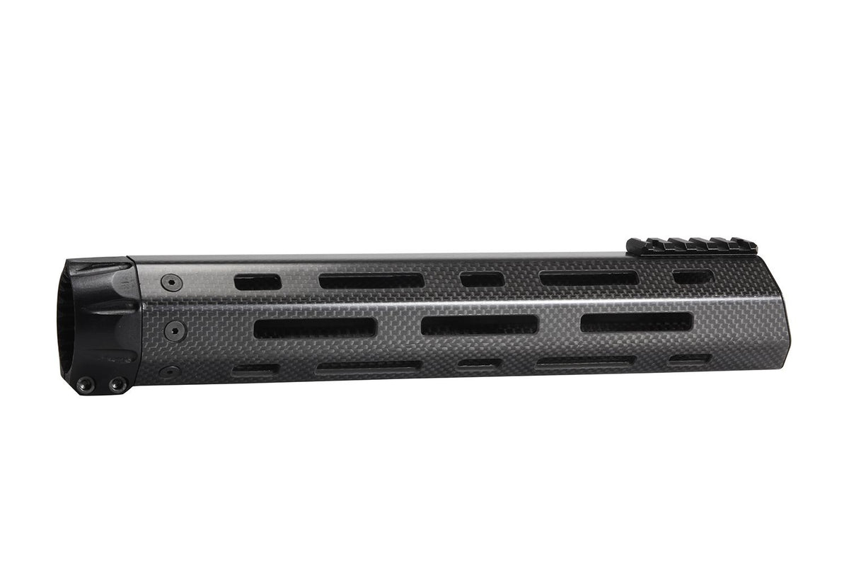 TACSTAR CARBON FIBER HANDGUARD AR-15 10&quot; M-LOK W/ SIGHT RAIL