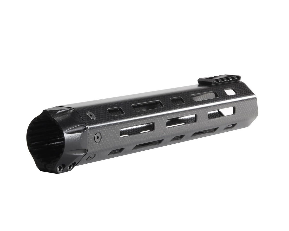 TACSTAR CARBON FIBER HANDGUARD AR-15 10&quot; M-LOK W/ SIGHT RAIL