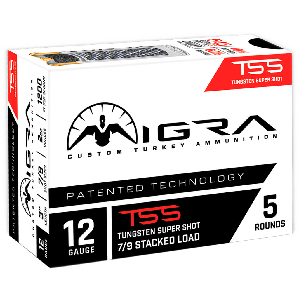 Migra Staxd TSS Turkey Load 12GA 3&quot; 2OZ #7&amp;9 5RD