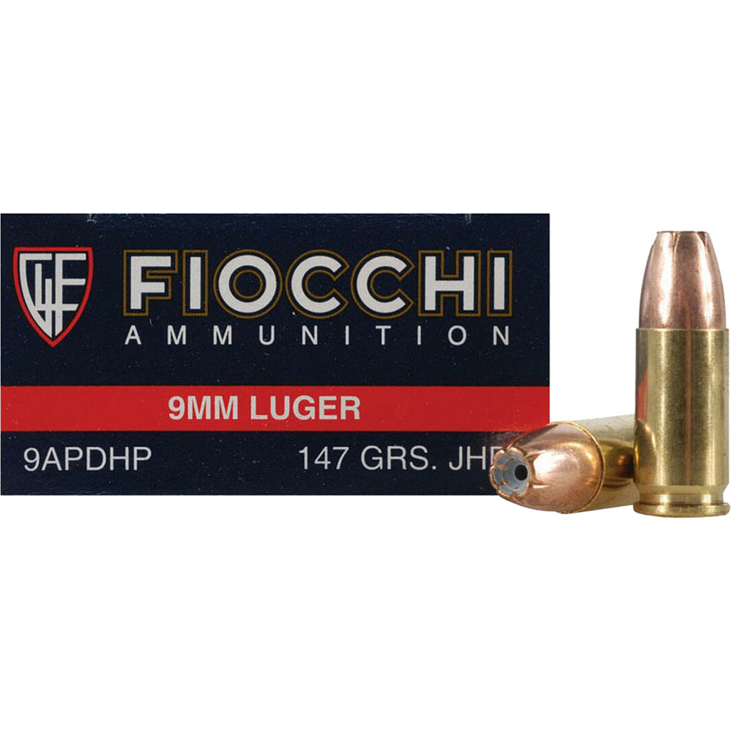 FIOCCHI 9MM LUGER 147GR JHP 50RD