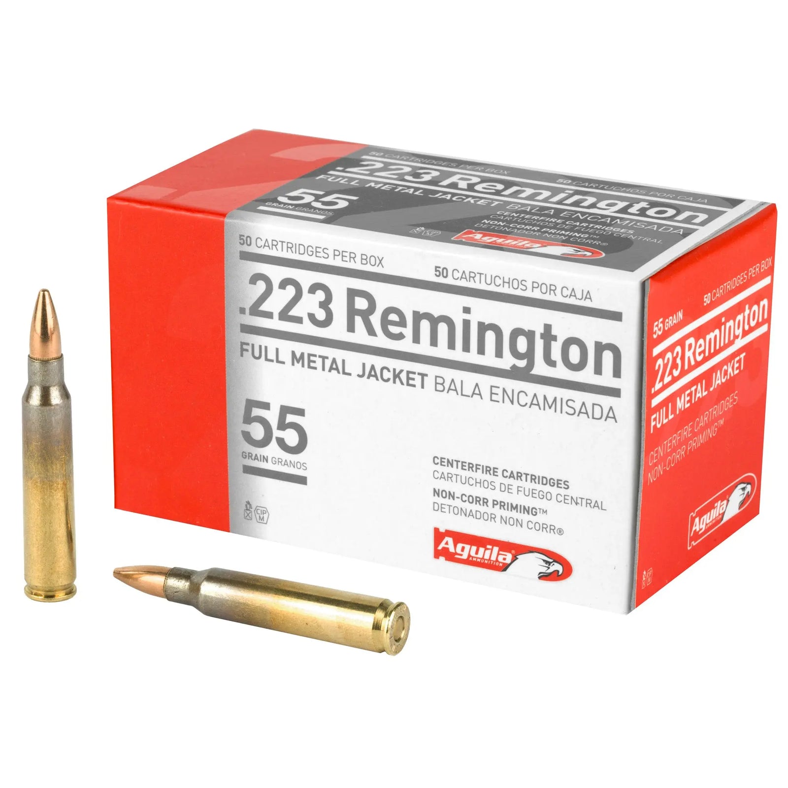 AGUILA 223REM 55GR FMJ 50/1000 - American Ordnance