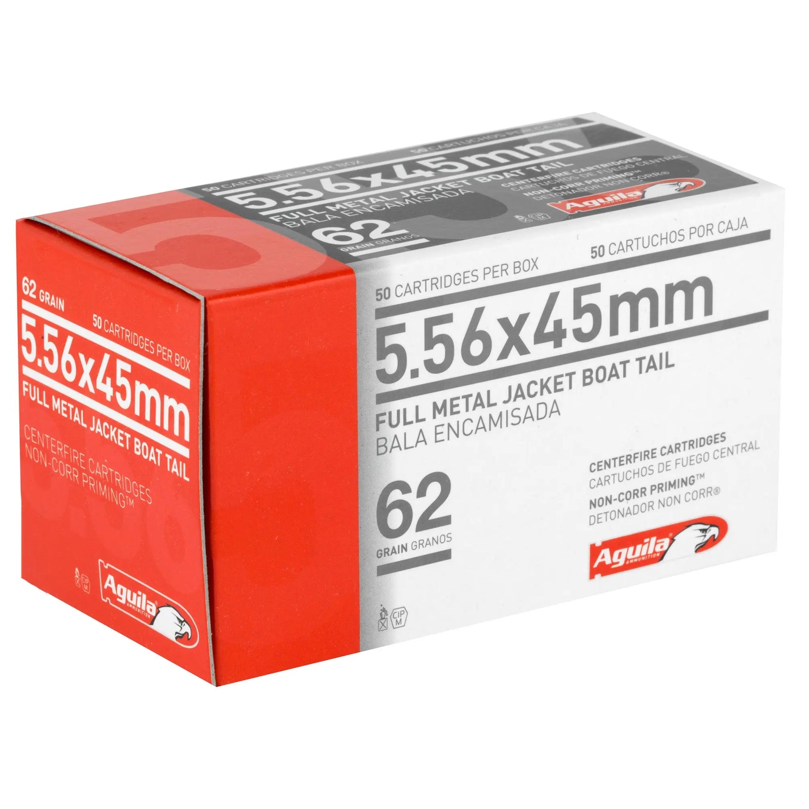 AGUILA 556NATO 62GR FMJBT 50/1000 - American Ordnance