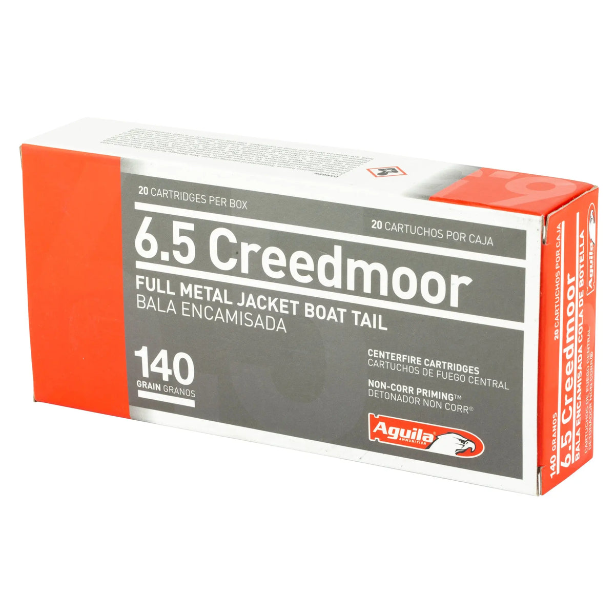 AGUILA 6.5CREED 140GR FMJBT 20/500 - American Ordnance