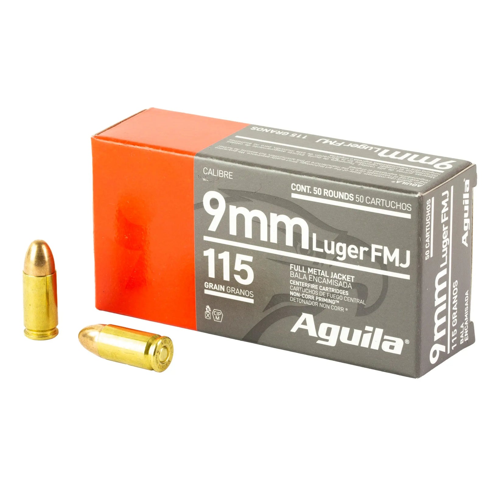AGUILA 9MM 115GR FMJ 50/1000 - American Ordnance