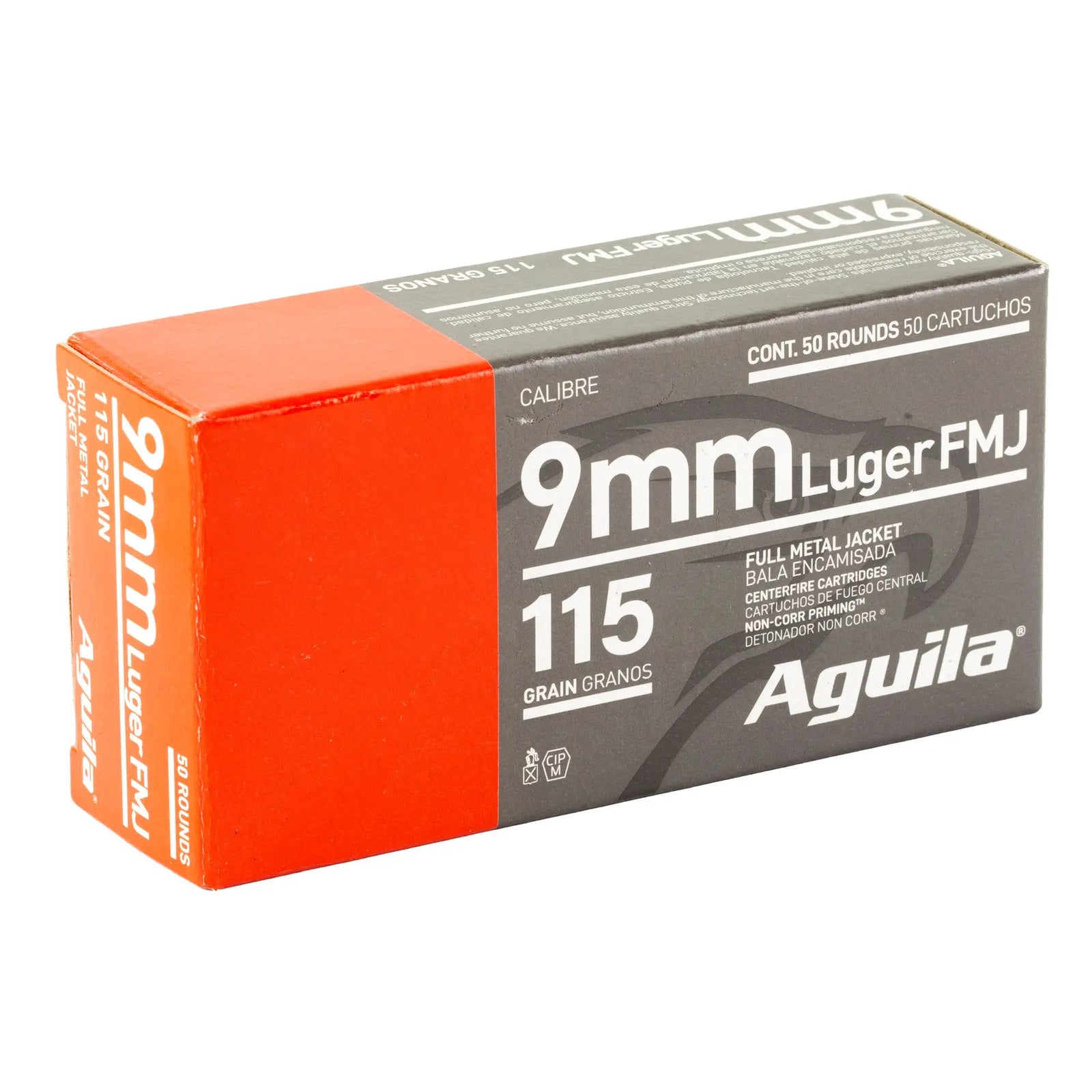 AGUILA 9MM 115GR FMJ 50/1000 - American Ordnance