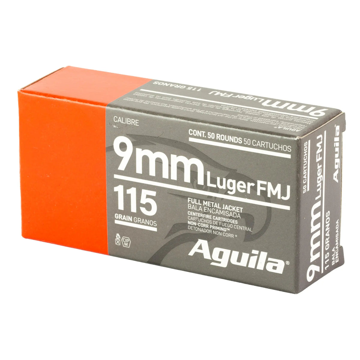 AGUILA 9MM 115GR FMJ 50/1000 - American Ordnance