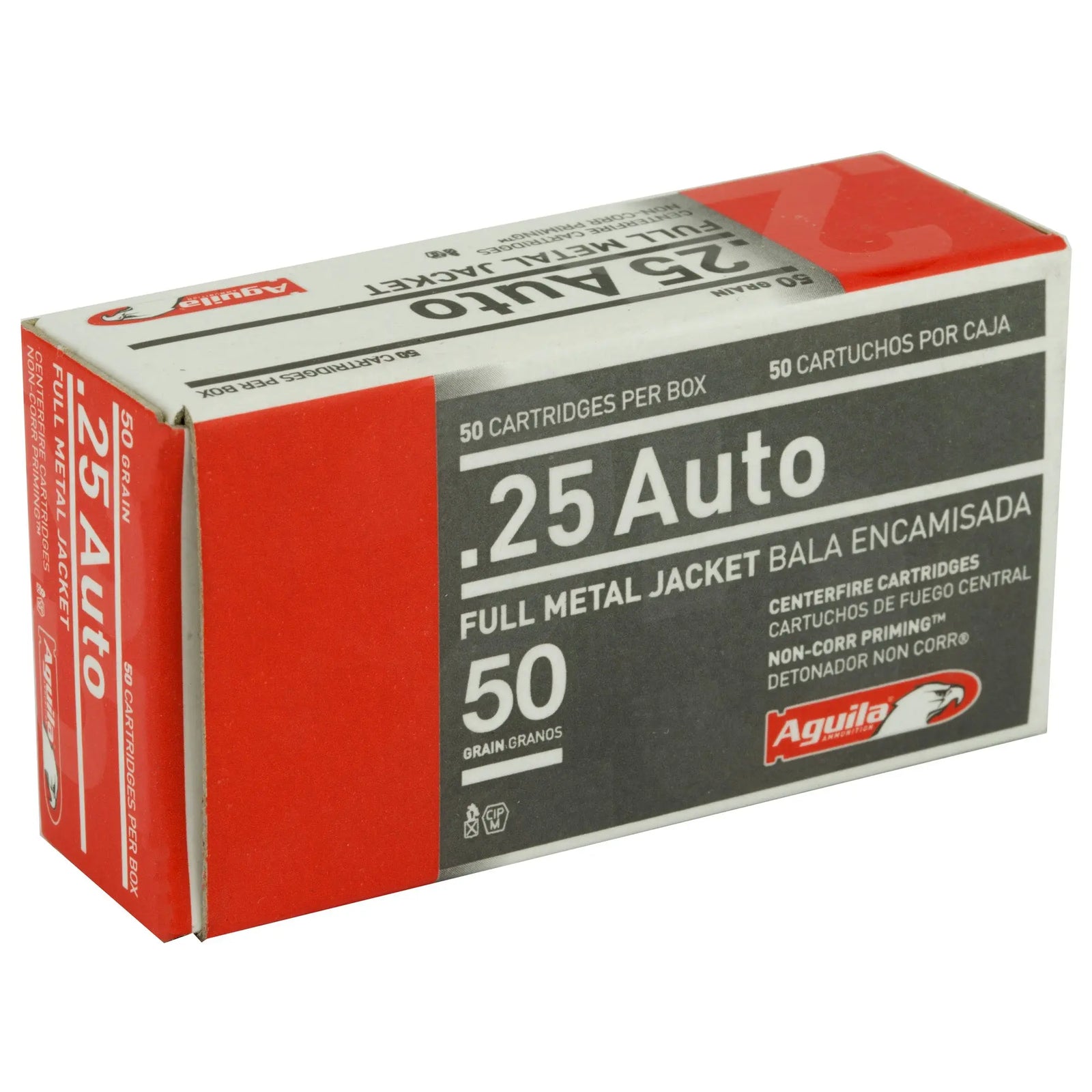 AGUILA 25ACP 50GR FMJ 50/1000 - American Ordnance