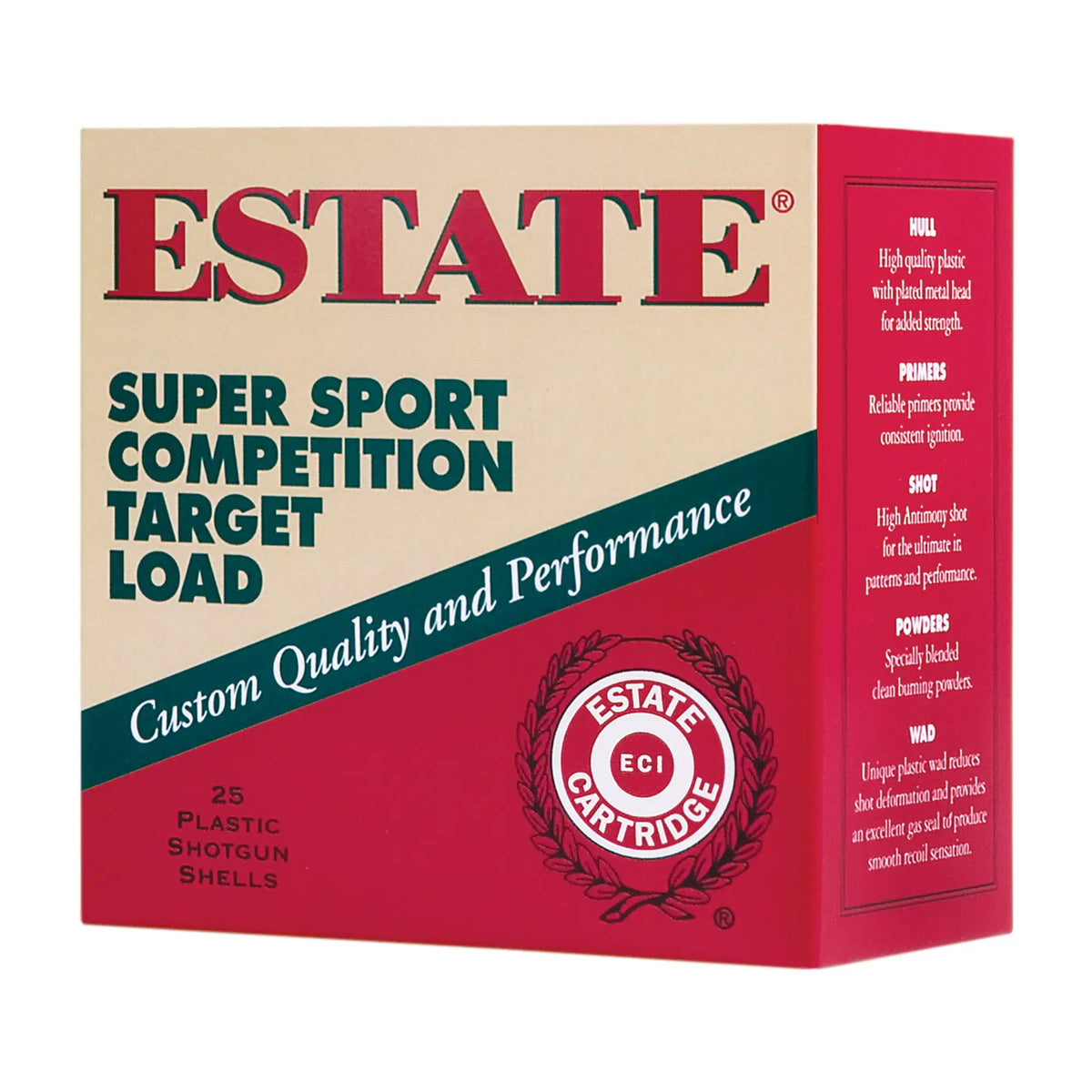 FED ESTATE SS 12GA 2.75&quot; #7.5 25/250 - American Ordnance