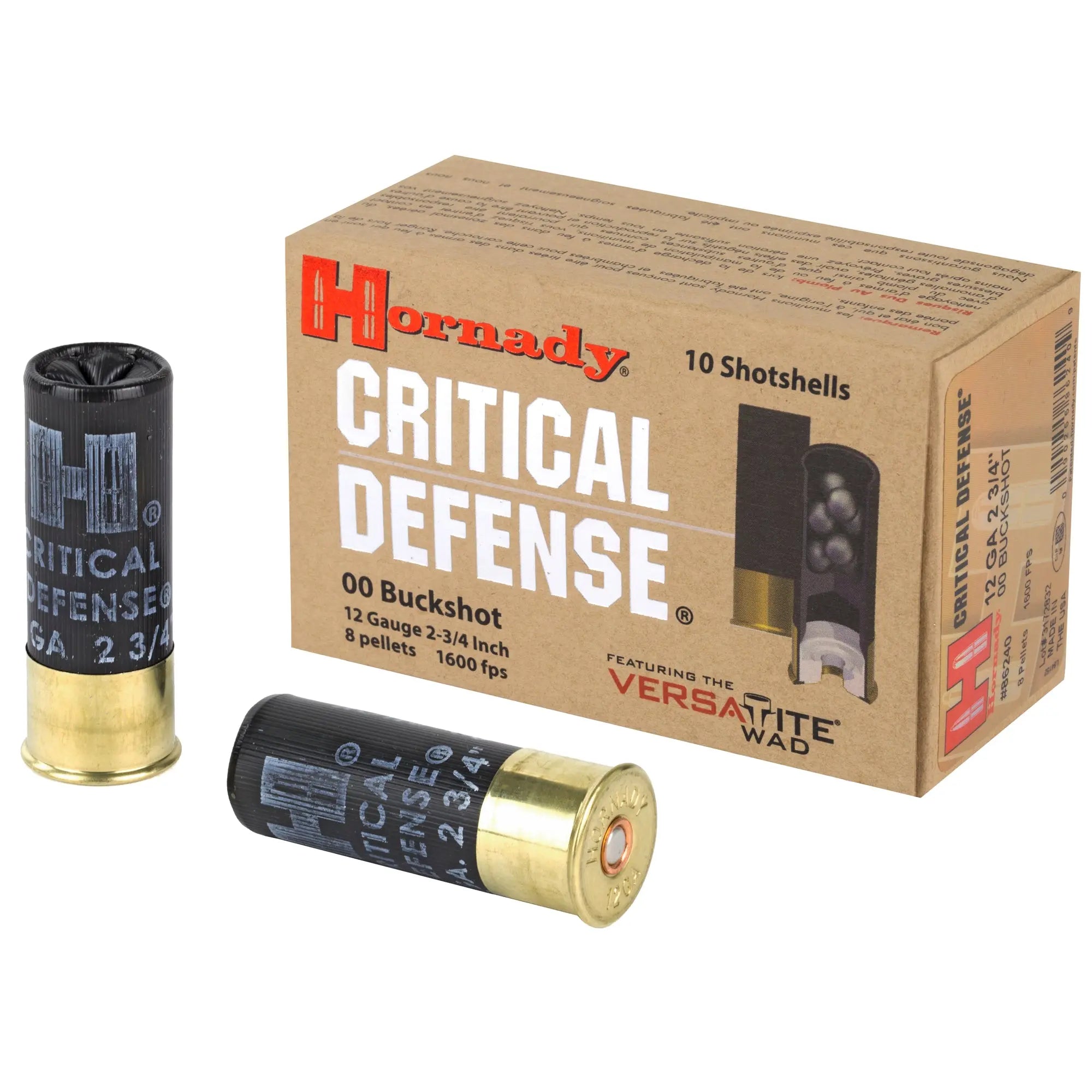 HRNDY CD 12GA 00 BUCK 10/100 - American Ordnance