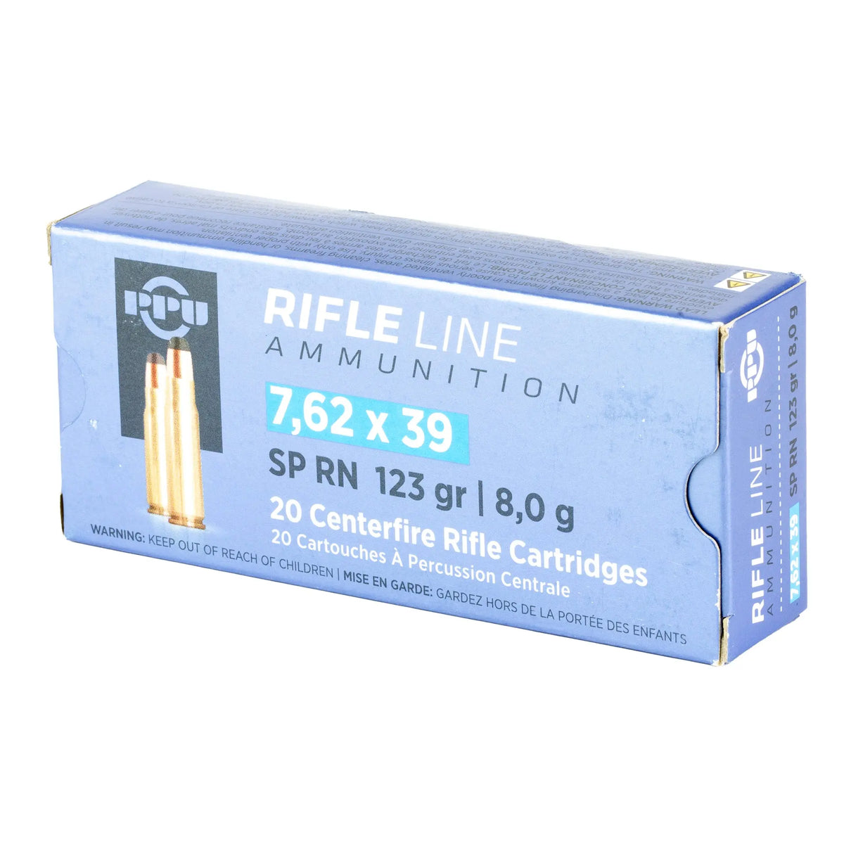 PPU 7.62X39 SP 123GR 20/1000 - American Ordnance