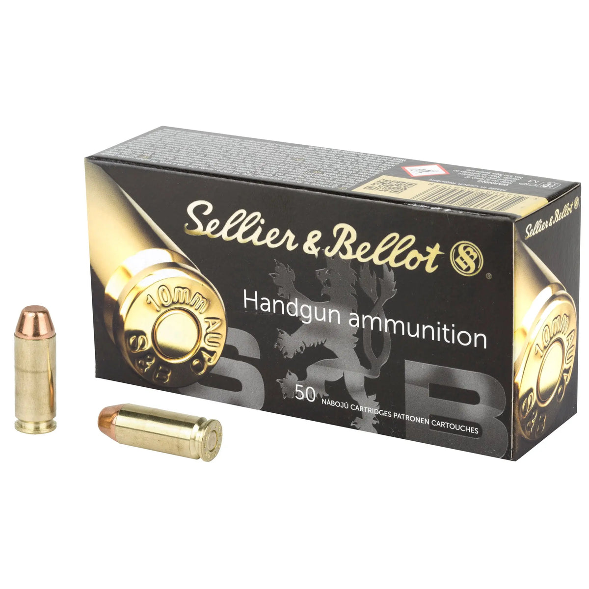 S&amp;B 10MM 180GR FMJ 50/1000 - American Ordnance