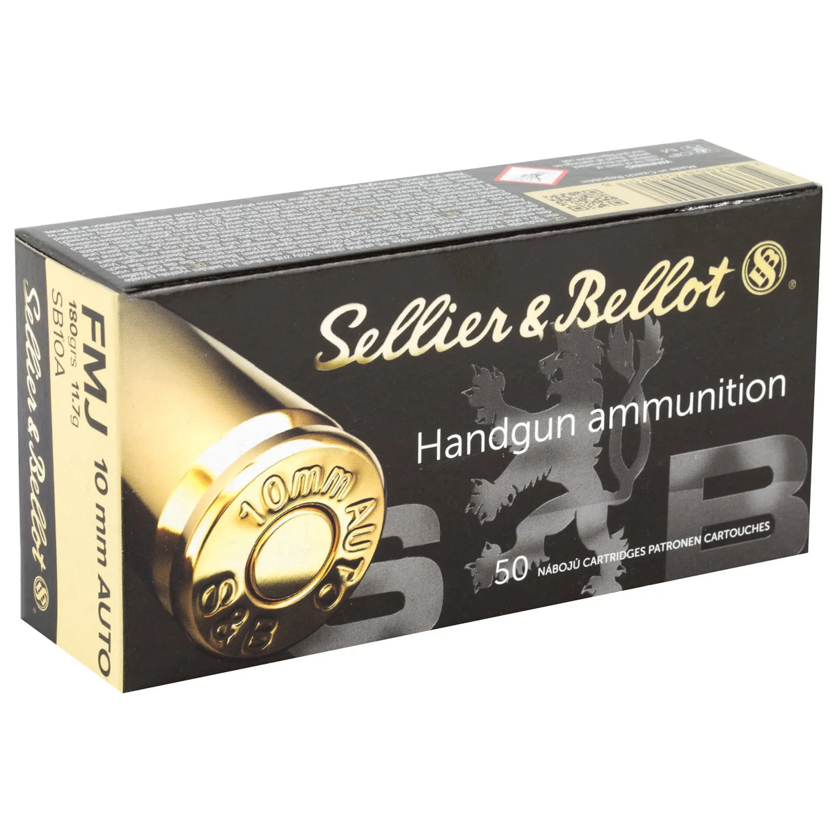S&amp;B 10MM 180GR FMJ 50/1000 - American Ordnance