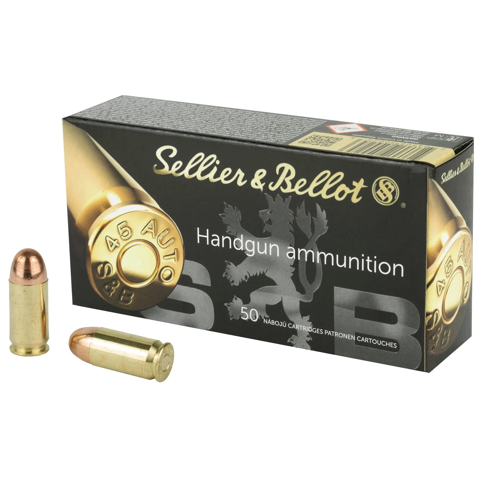 S&B 45ACP 230GR FMJ 50/1000 - American Ordnance