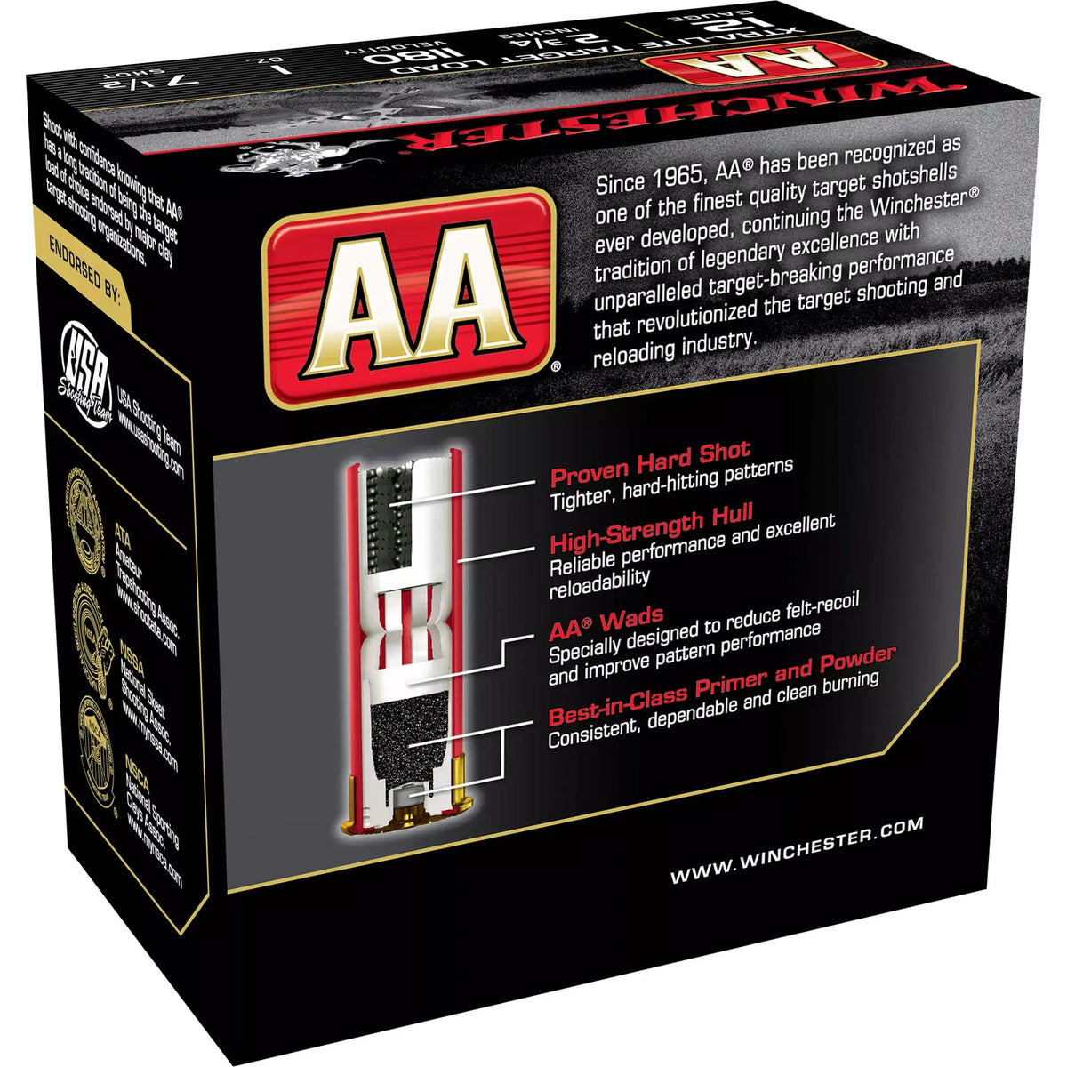 WIN AA XTRA-LT 12GA 2.75 #7.5 25/250 - American Ordnance