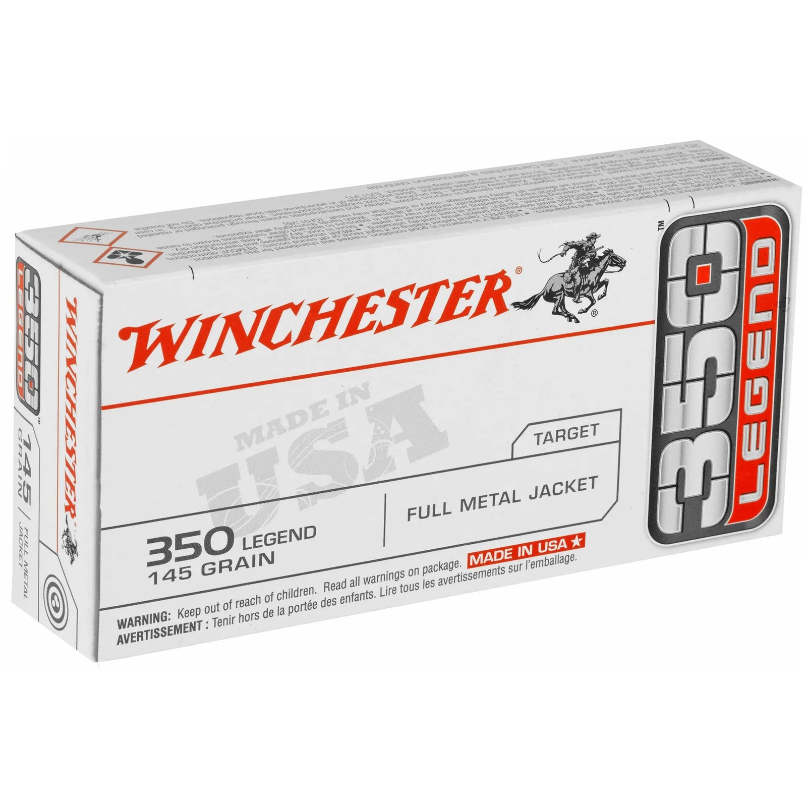 WIN USA 350 LEGEND 145GR FMJ 20/200 - American Ordnance
