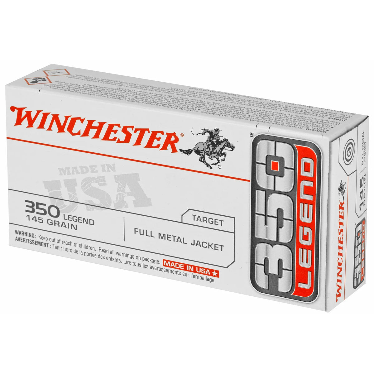 WIN USA 350 LEGEND 145GR FMJ 20/200 - American Ordnance
