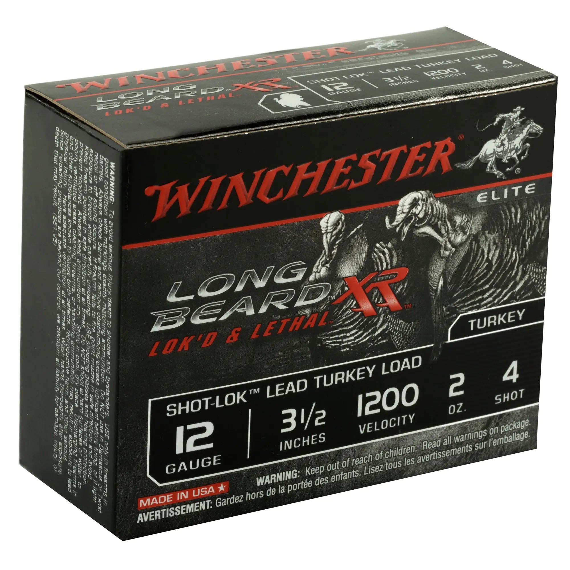 WIN LB XR TRKY 12GA 3.5" #4 2OZ 10/1 - American Ordnance