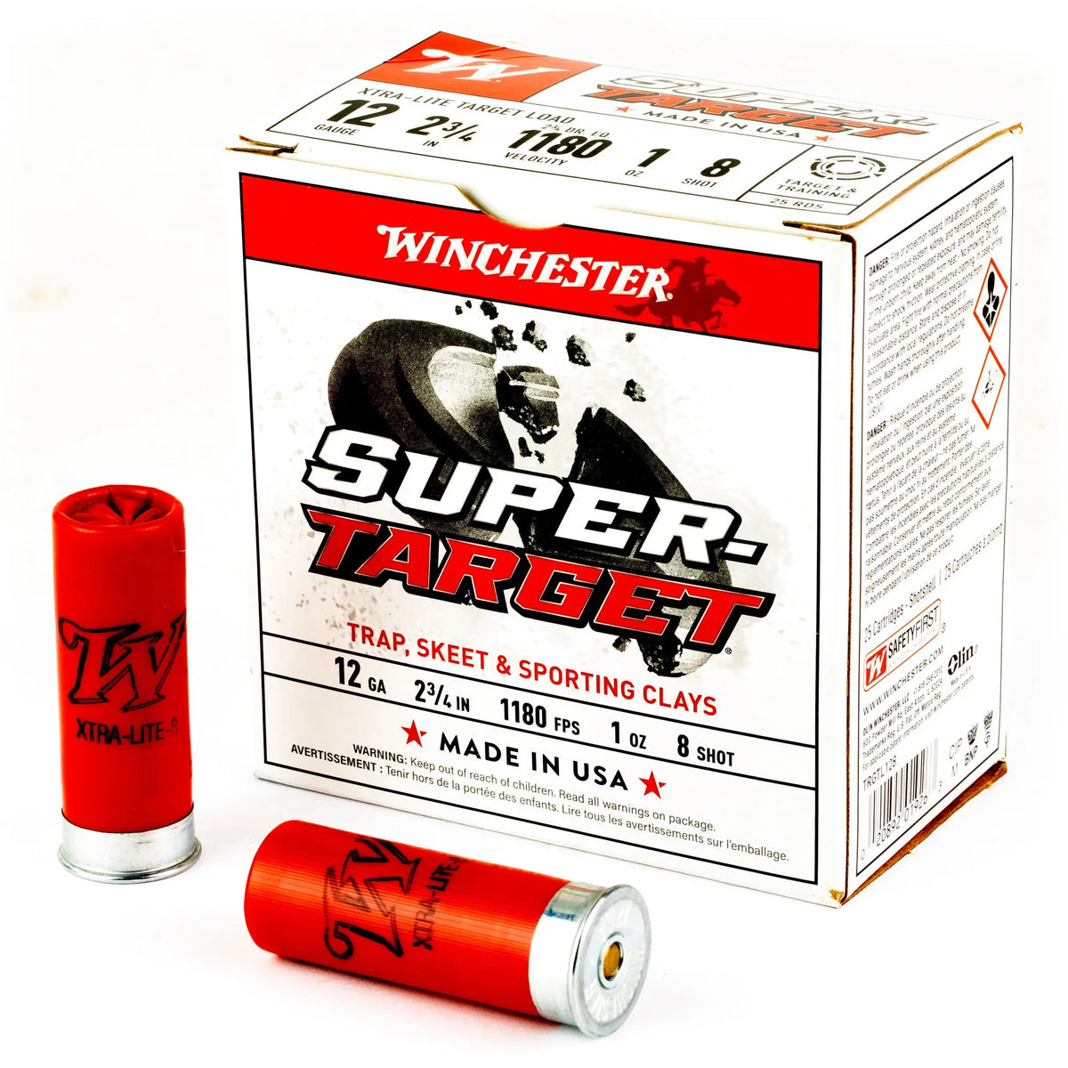 WIN SPR-TRT 12GA 2.75&quot; #8 25/250 - American Ordnance