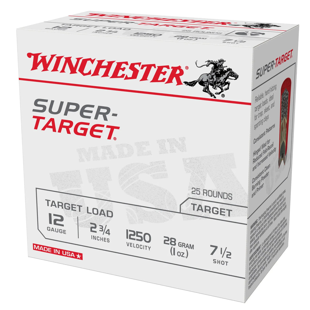 WIN SPR-TRGT 12GA 2-3/4&quot; #7.5 25/250 - American Ordnance