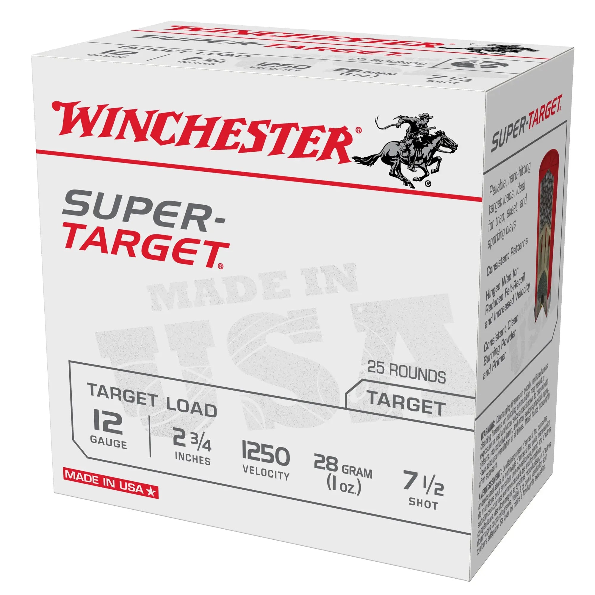 WIN SPR-TRGT 12GA 2-3/4" #7.5 25/250 - American Ordnance
