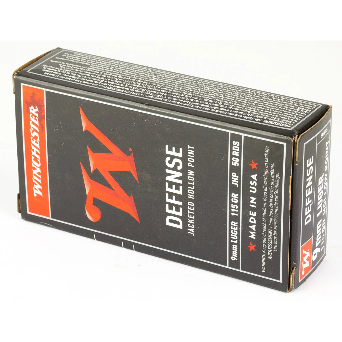 WIN USA 9MM 115GR JHP 50/500 - American Ordnance