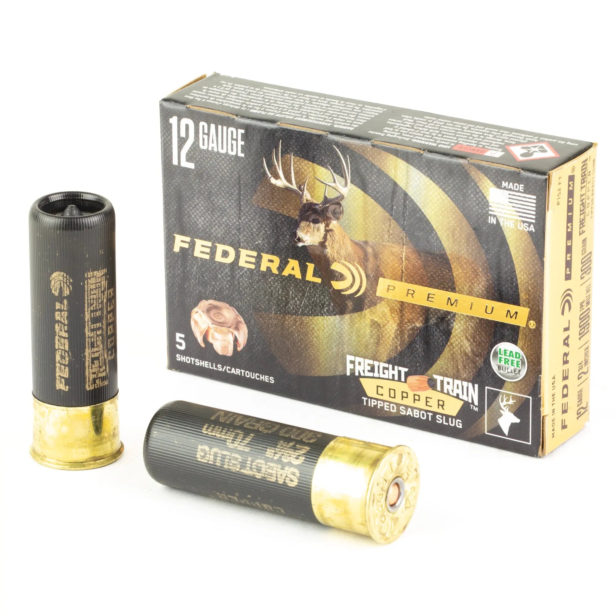 FED FRT TRN 12GA 2.75" SLUG 5/50 - American Ordnance