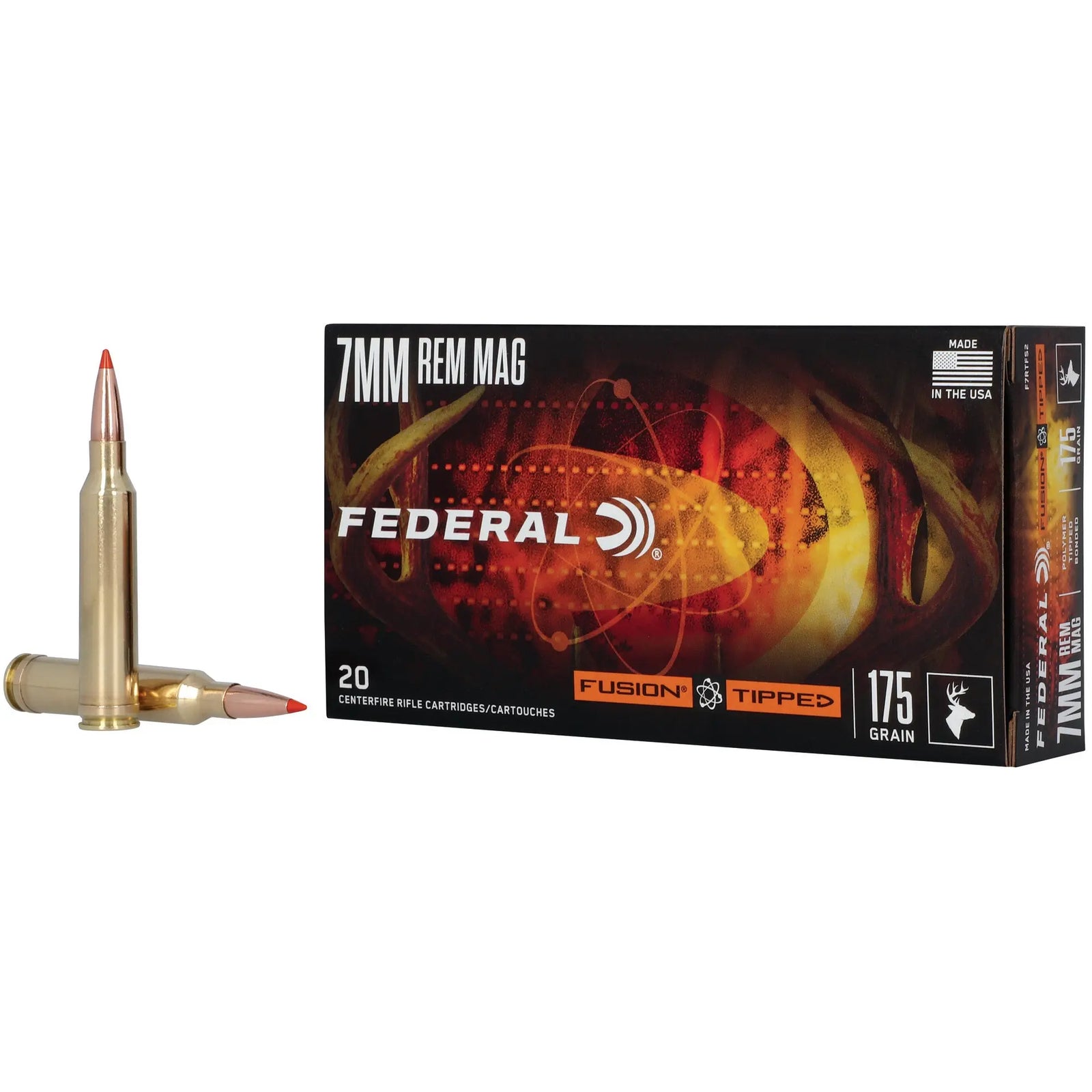 FUSION TIPPED 7MM REM 175GR 20/200 - American Ordnance