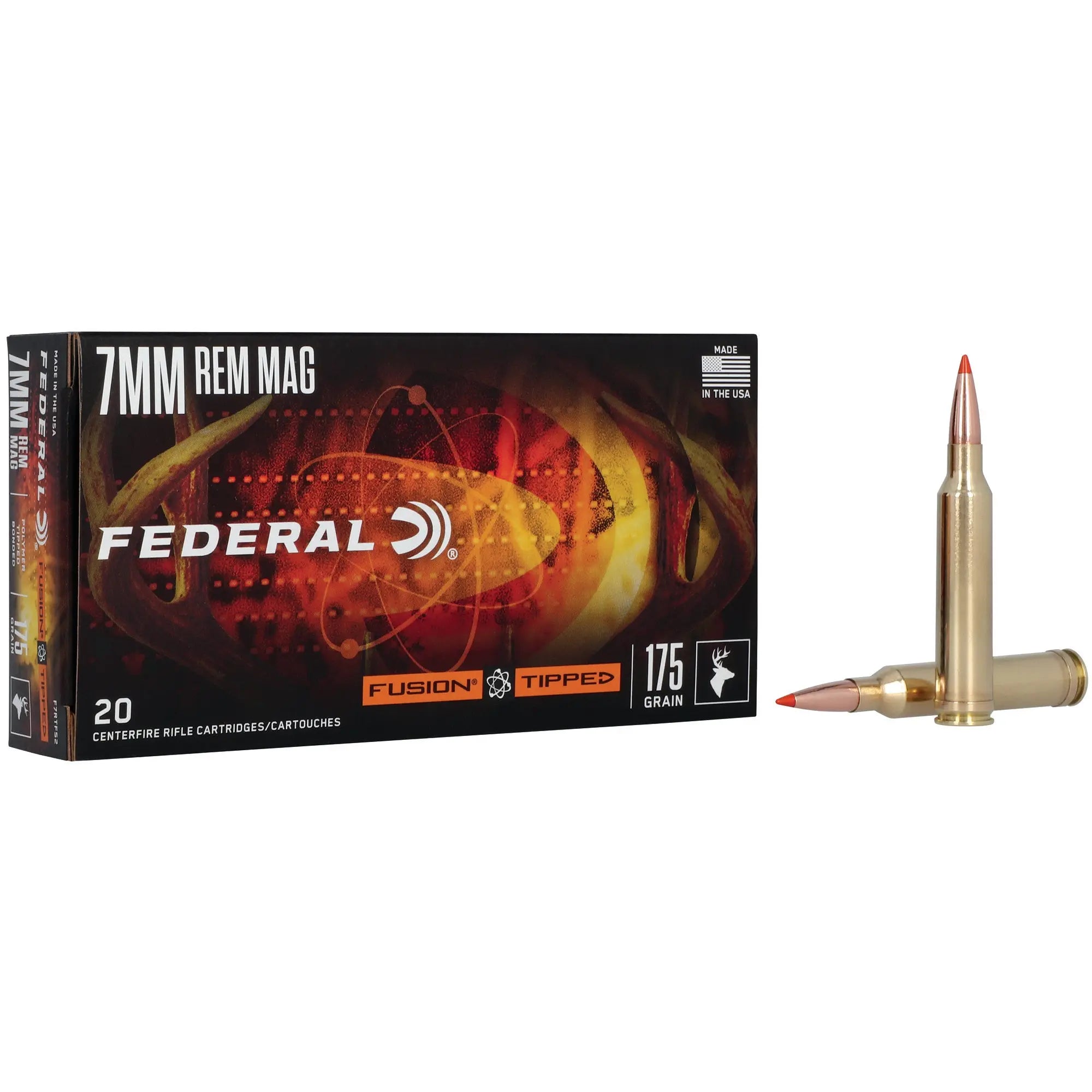 FUSION TIPPED 7MM REM 175GR 20/200 - American Ordnance