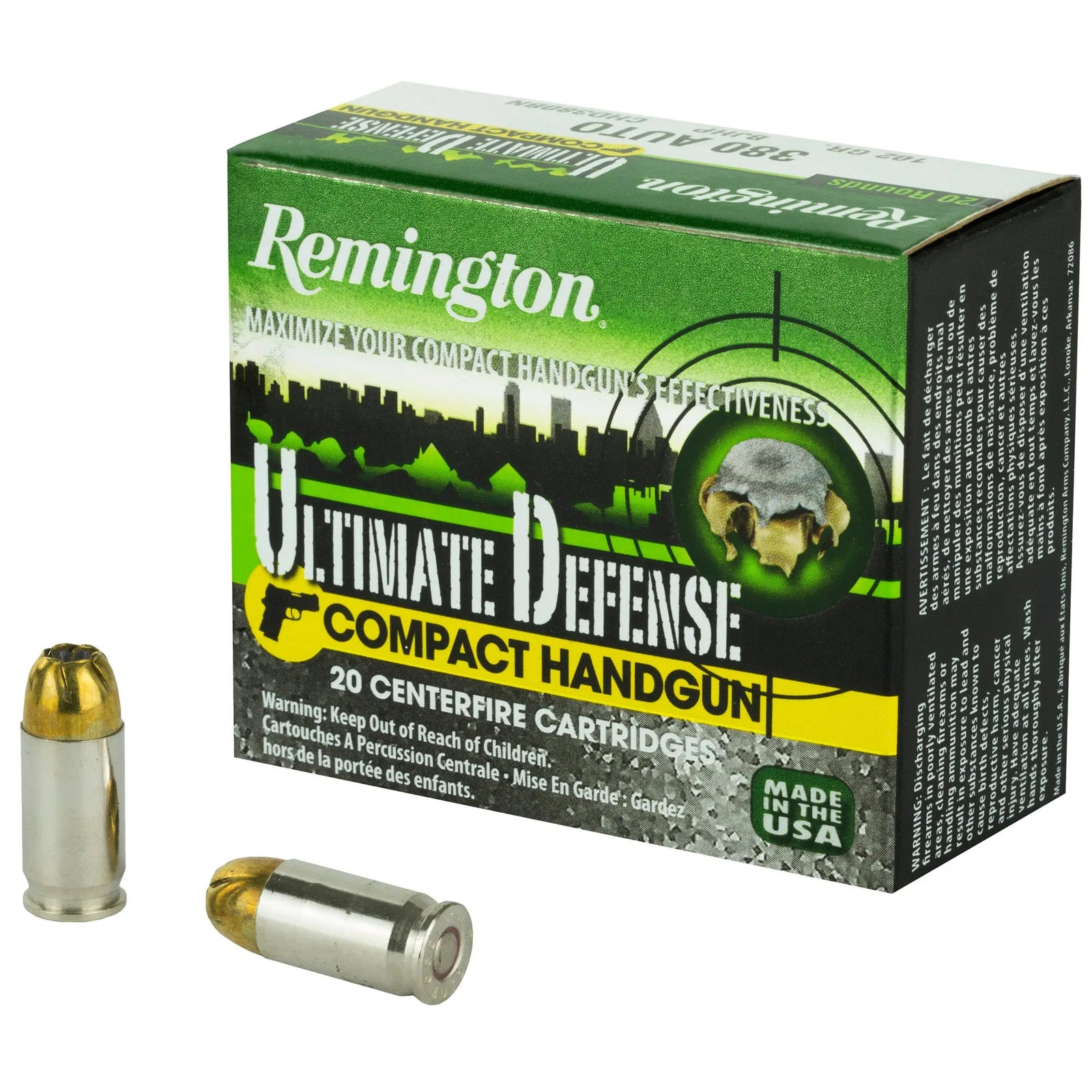 REM CMP DEF 380ACP 102GR BJHP 20/500 - American Ordnance