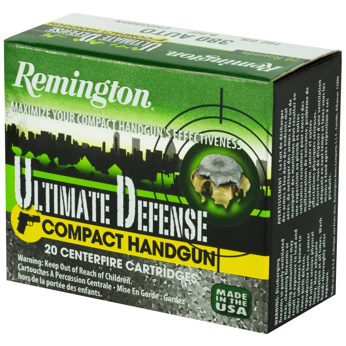REM CMP DEF 380ACP 102GR BJHP 20/500 - American Ordnance