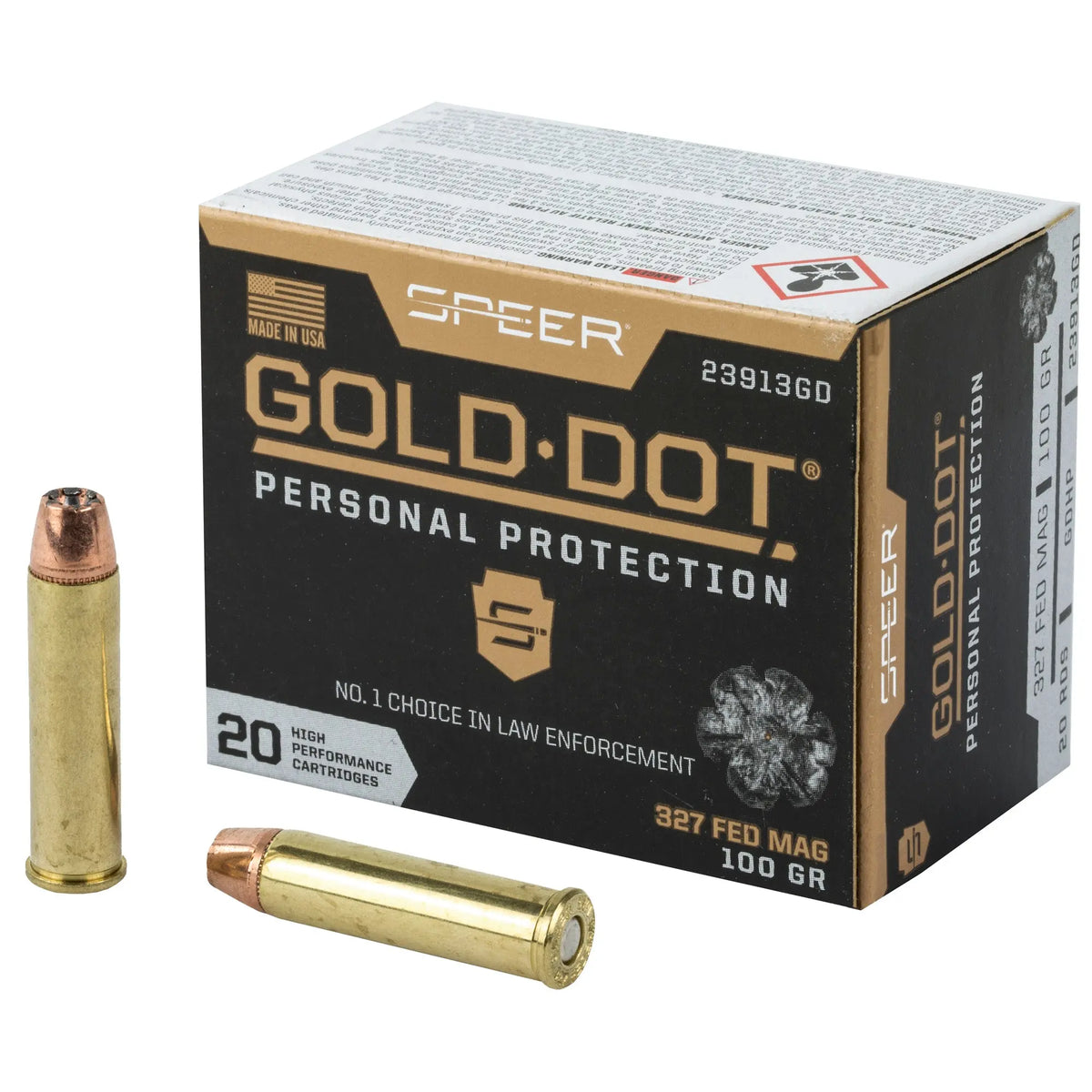 SPR GOLD DOT 327FED 100GR HP 20/200 - American Ordnance