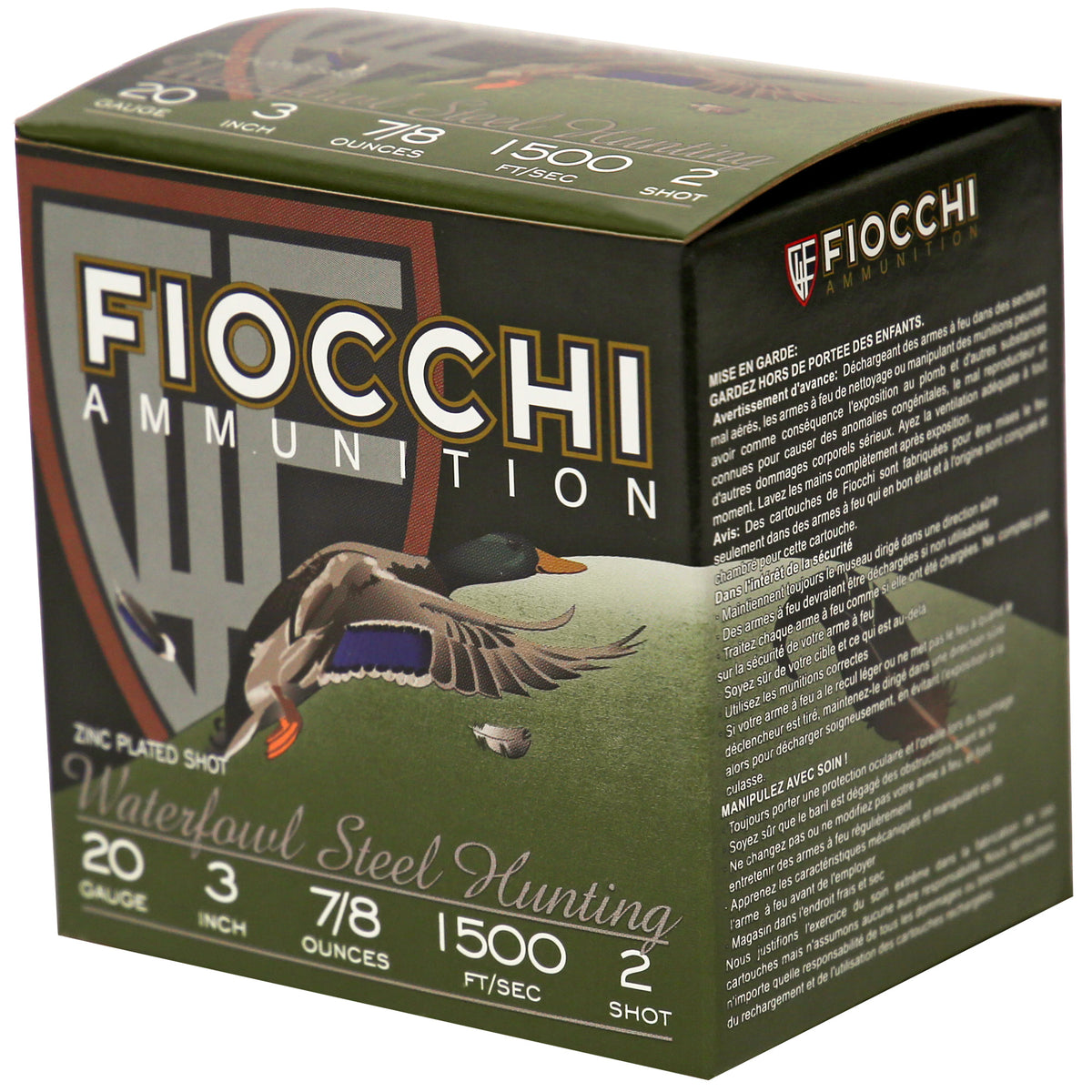 FIOCCHI 20GA #2 FLYWAY STEEL 25RD