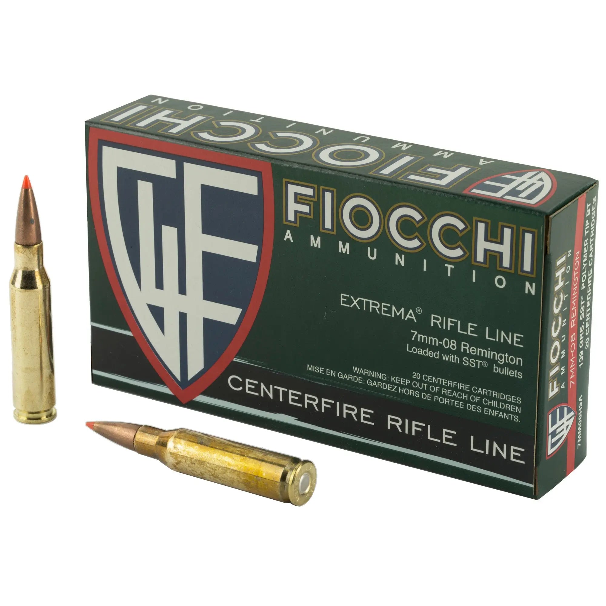 FIOCCHI 7MM-08REM 139GR SST 20/200 - American Ordnance