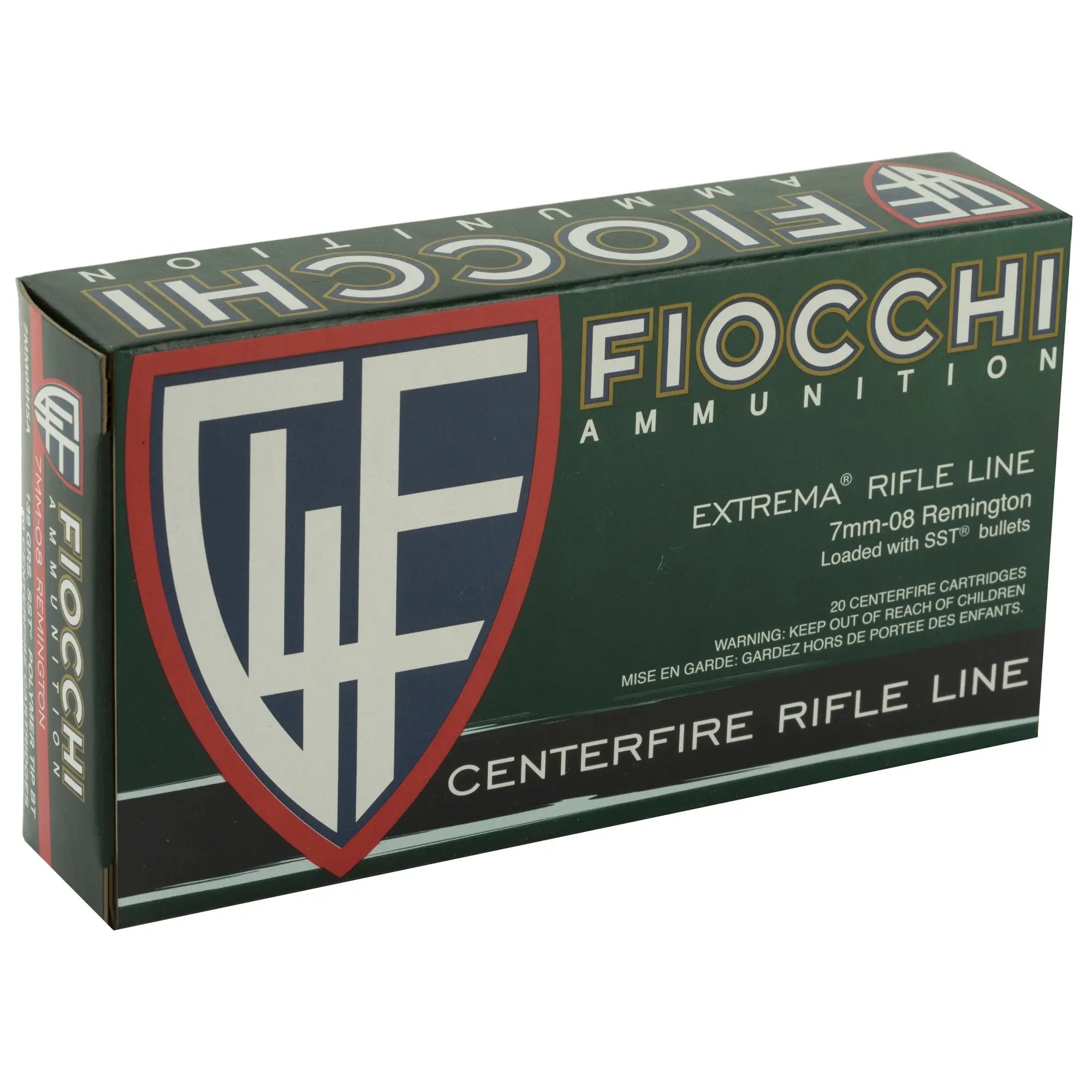 FIOCCHI 7MM-08REM 139GR SST 20/200 - American Ordnance