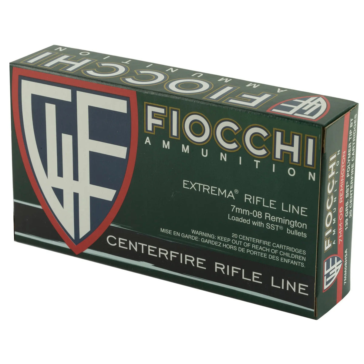 FIOCCHI 7MM-08REM 139GR SST 20/200 - American Ordnance