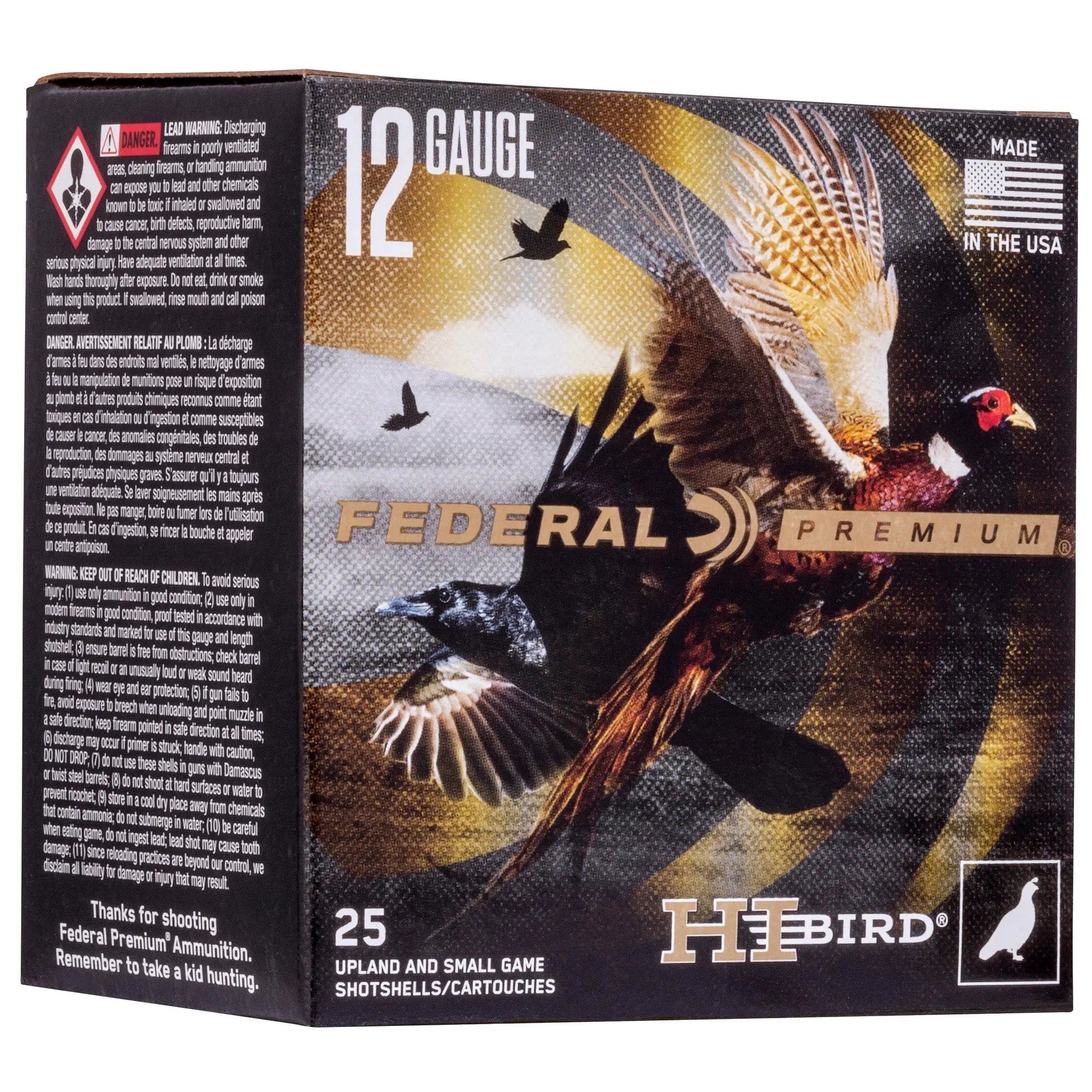 FED HI-BIRD 12GA 2.75" #5 25/250 - American Ordnance