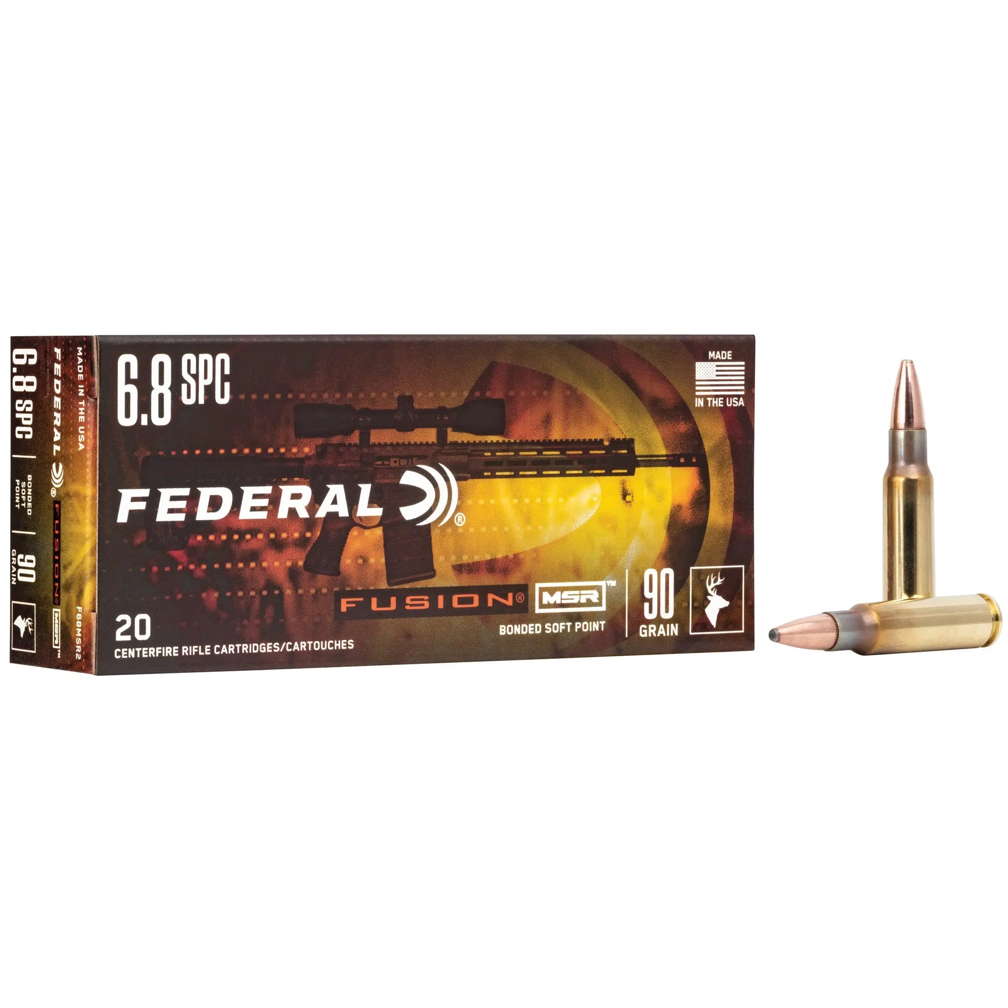 FUSION 6.8SPC 90GR SP 20/200 - American Ordnance
