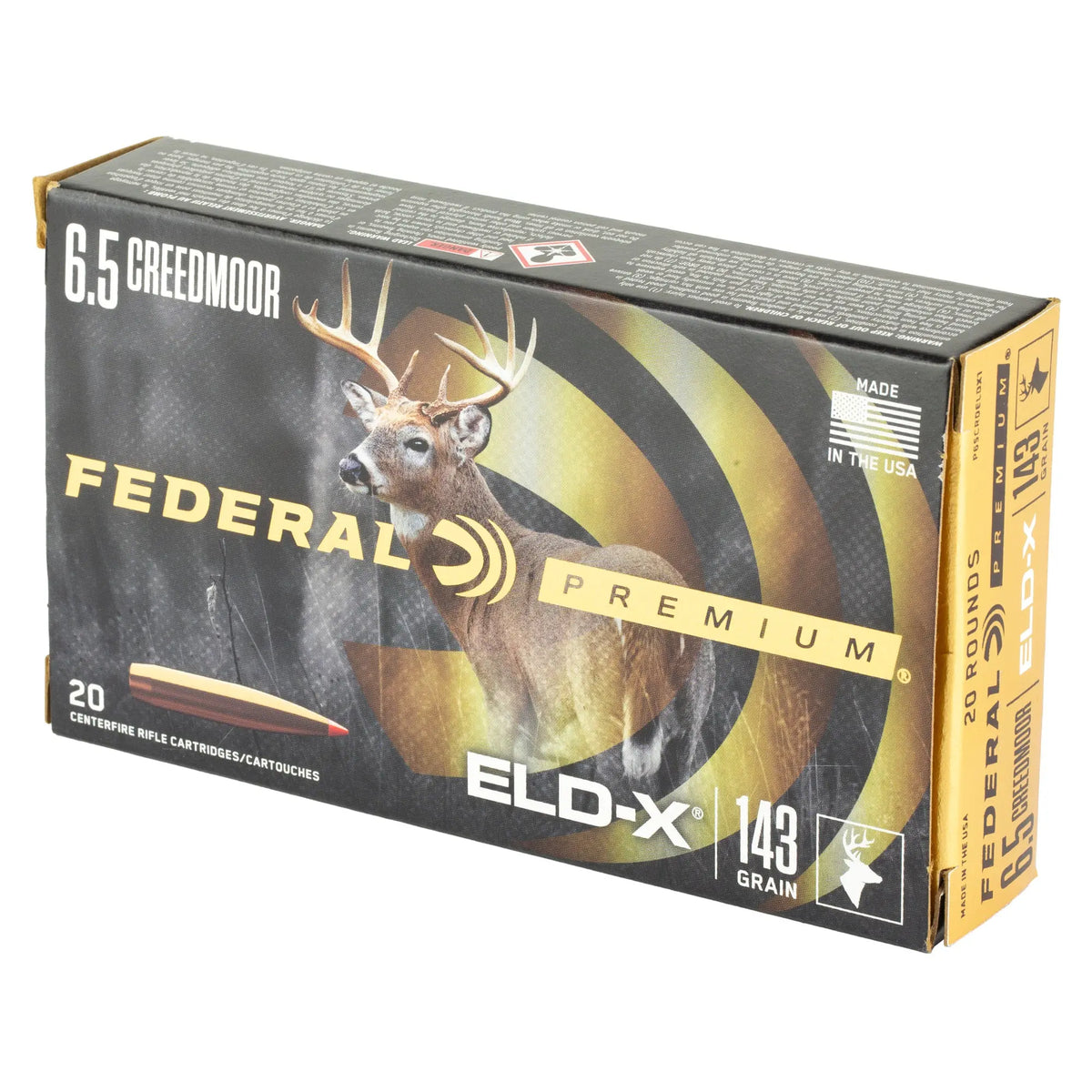 FED PREM 6.5CRD 143GR ELD-X 20/200 - American Ordnance