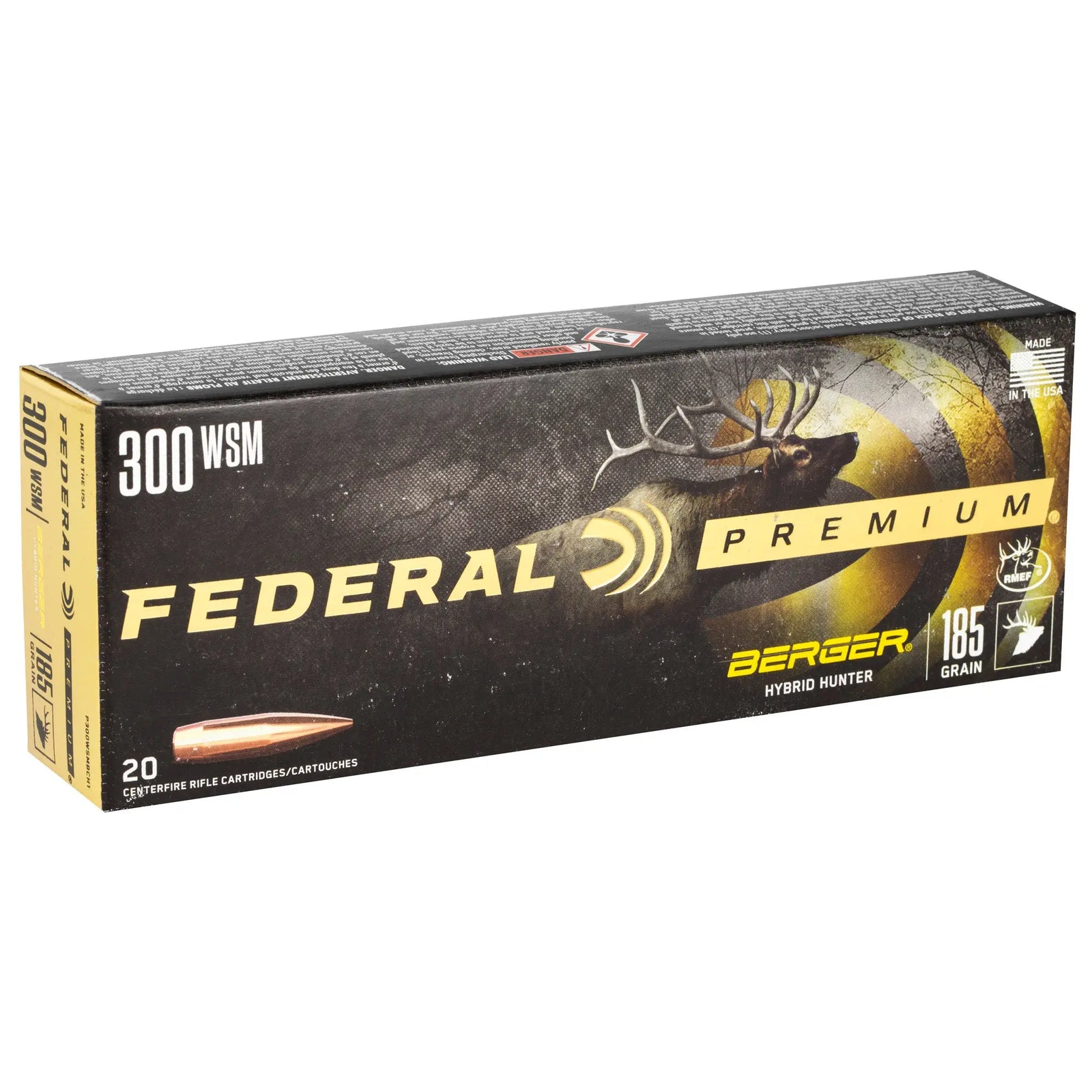 FED PRM 300WSM 185GR HYB HR 20/200 - American Ordnance