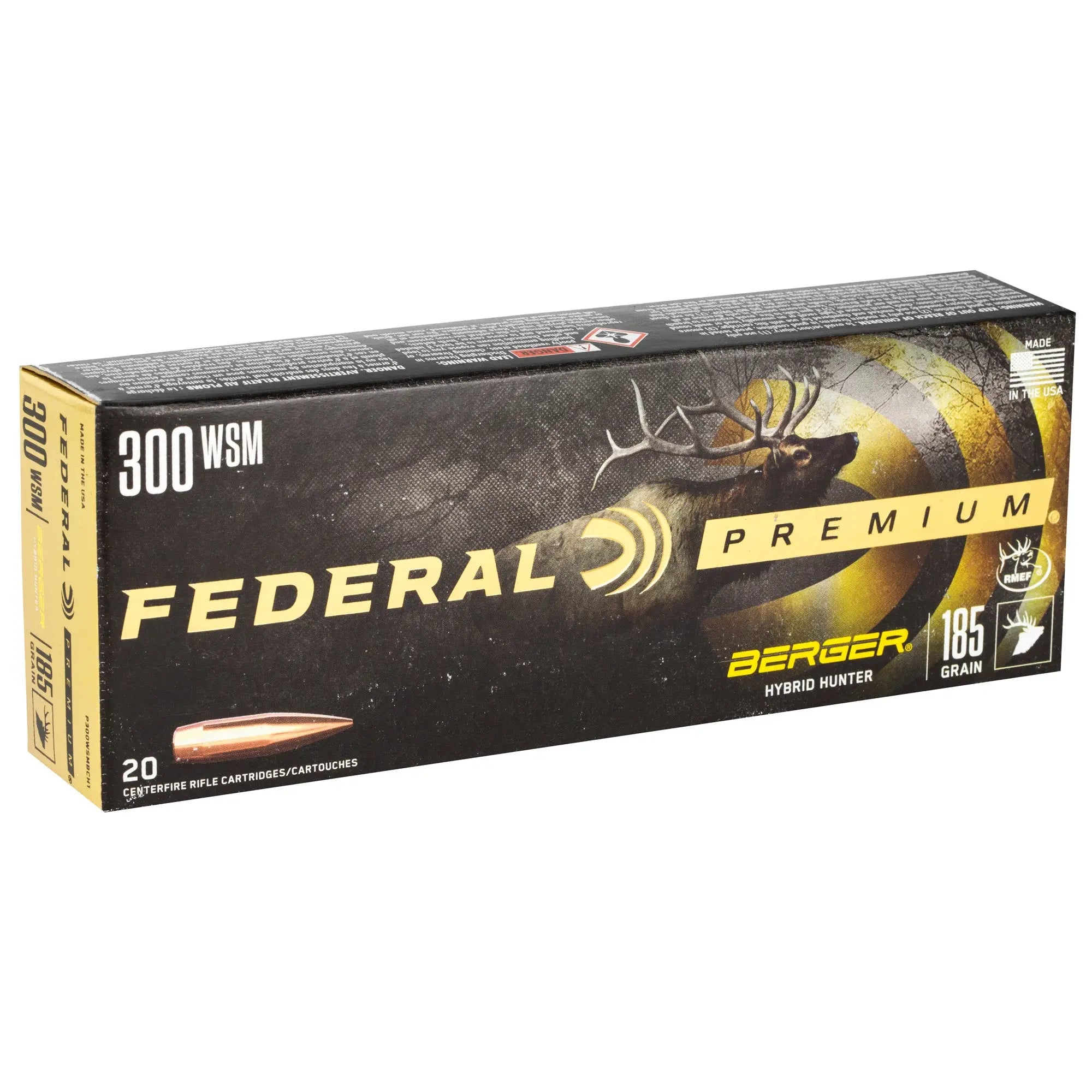 FED PRM 300WSM 185GR HYB HR 20/200 - American Ordnance