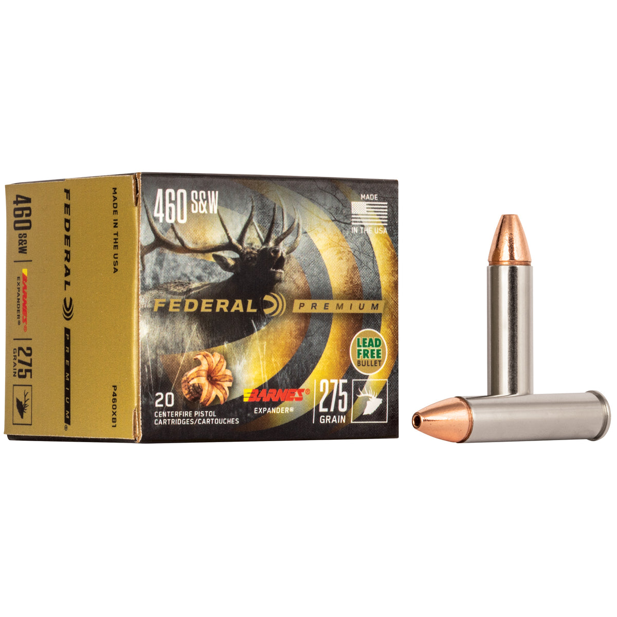 FEDERAL PREMIUM 460S&amp;W 275GR BRNS EXP 20RD