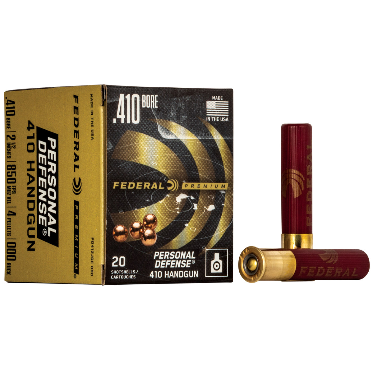 FEDERAL PD 410GA 2.5&quot; 000BK 20RD