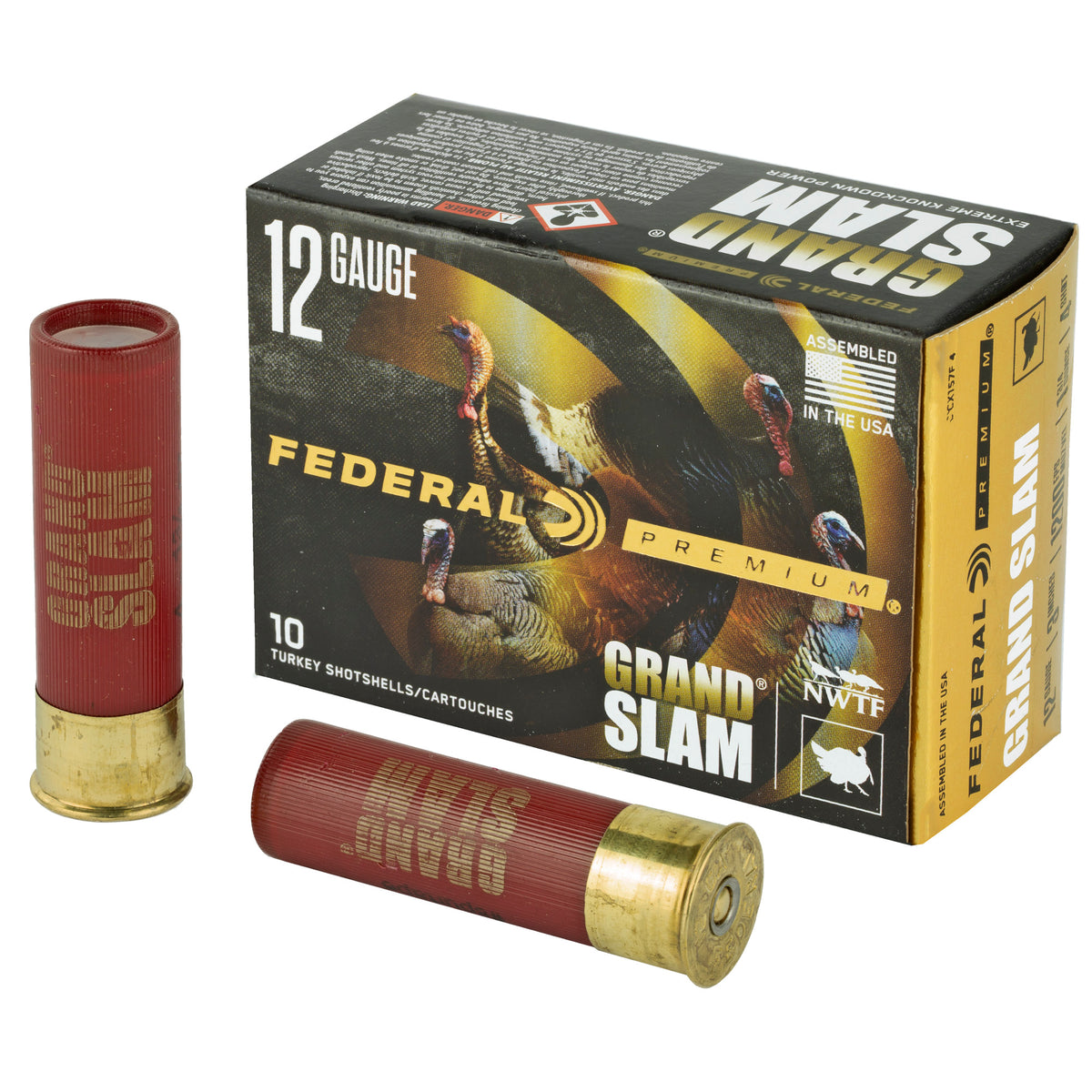 FEDERAL GRAND SLAM 12GA 3&quot; #4 1.75OZ 10RD