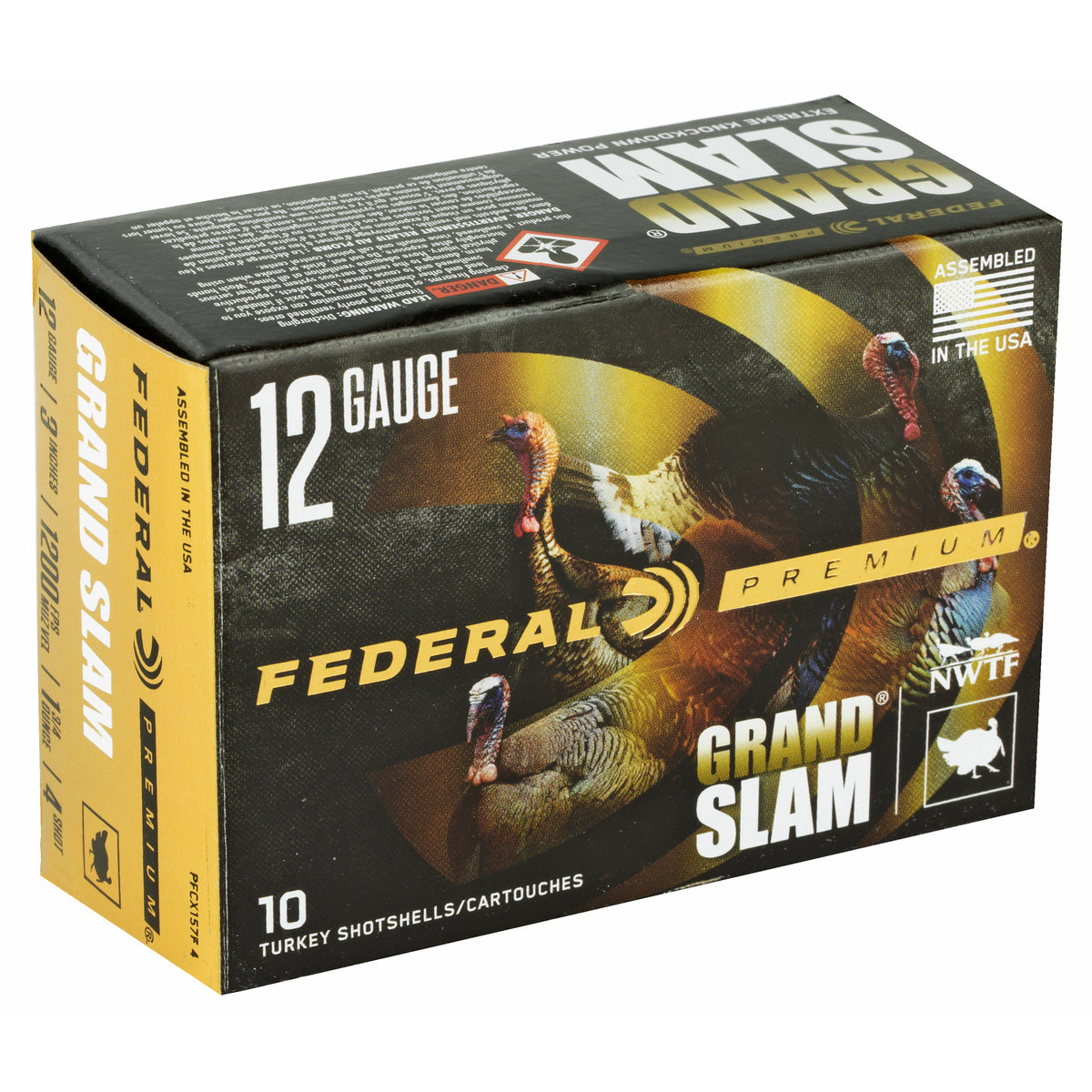 FEDERAL GRAND SLAM 12GA 3&quot; #4 1.75OZ 10RD