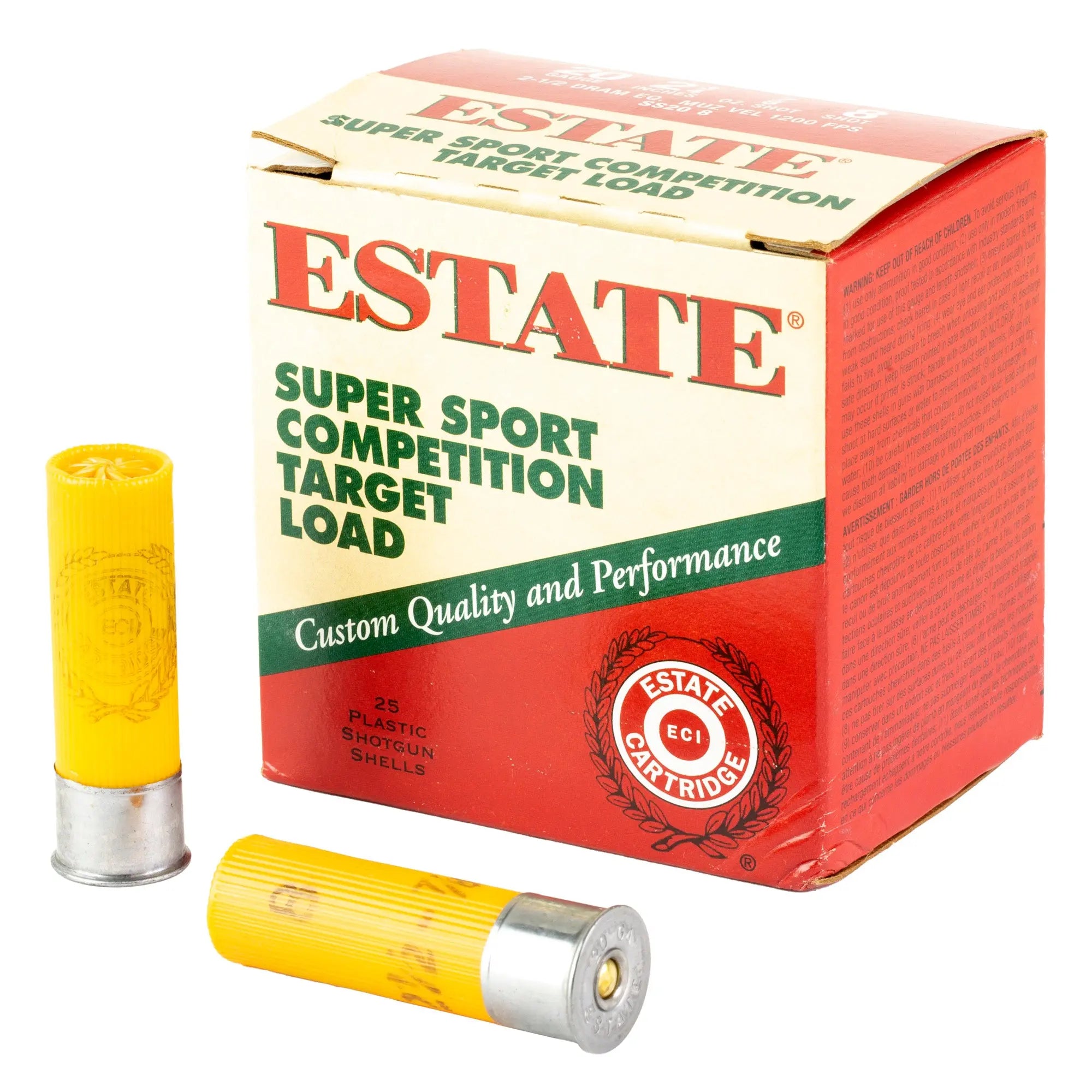 FED ESTATE SS 20GA 2.75" #8 25/250 - American Ordnance