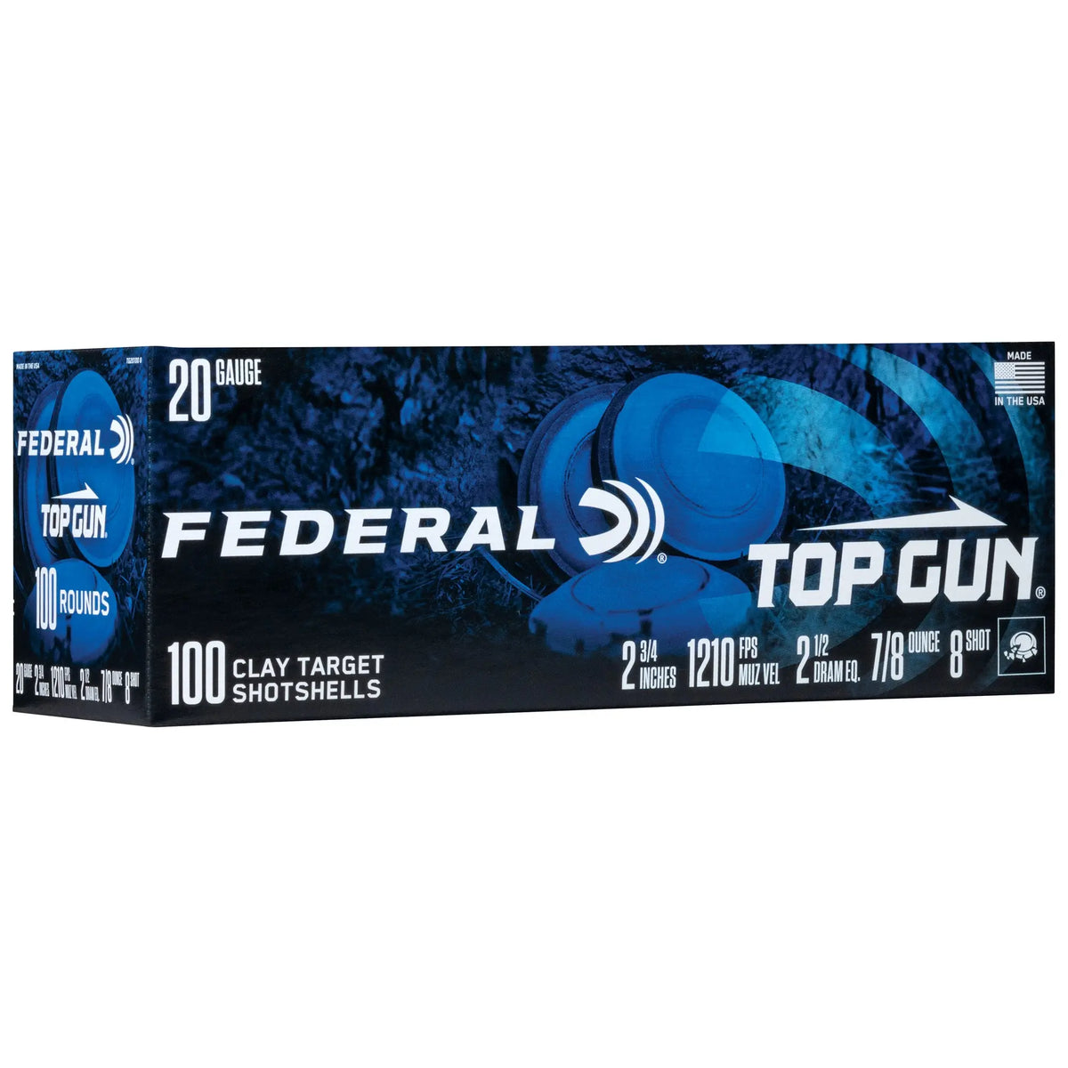 FED TOP GUN 20GA 2.75&quot; #8 100/200 - American Ordnance
