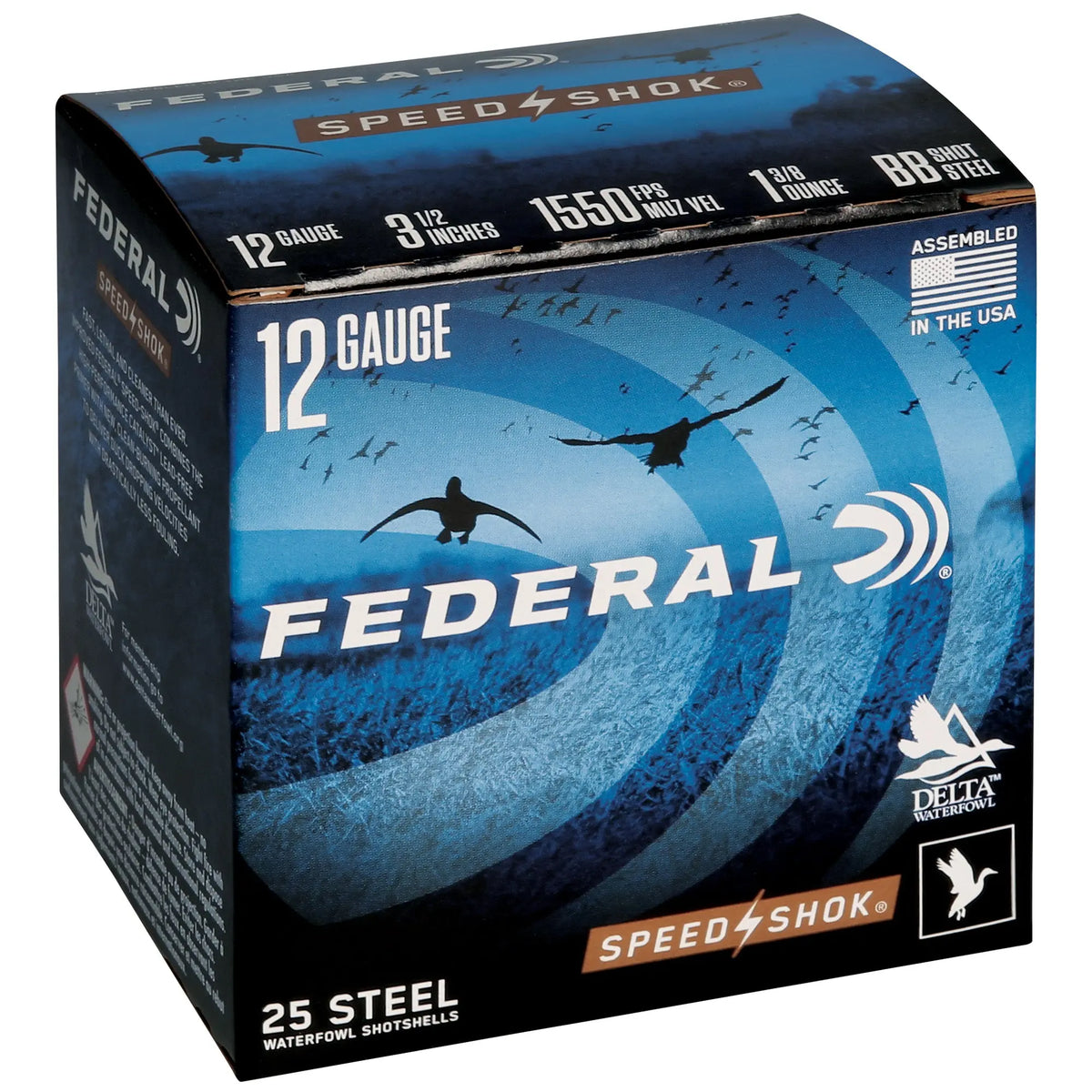 FED SPEED SHOK 12GA 3.5&quot; BB 25/250 - American Ordnance