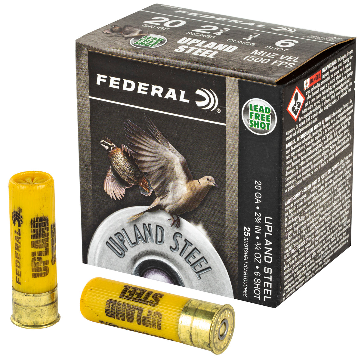 FEDERAL UPLAND STL 20GA 2.75&quot; #6 25RD