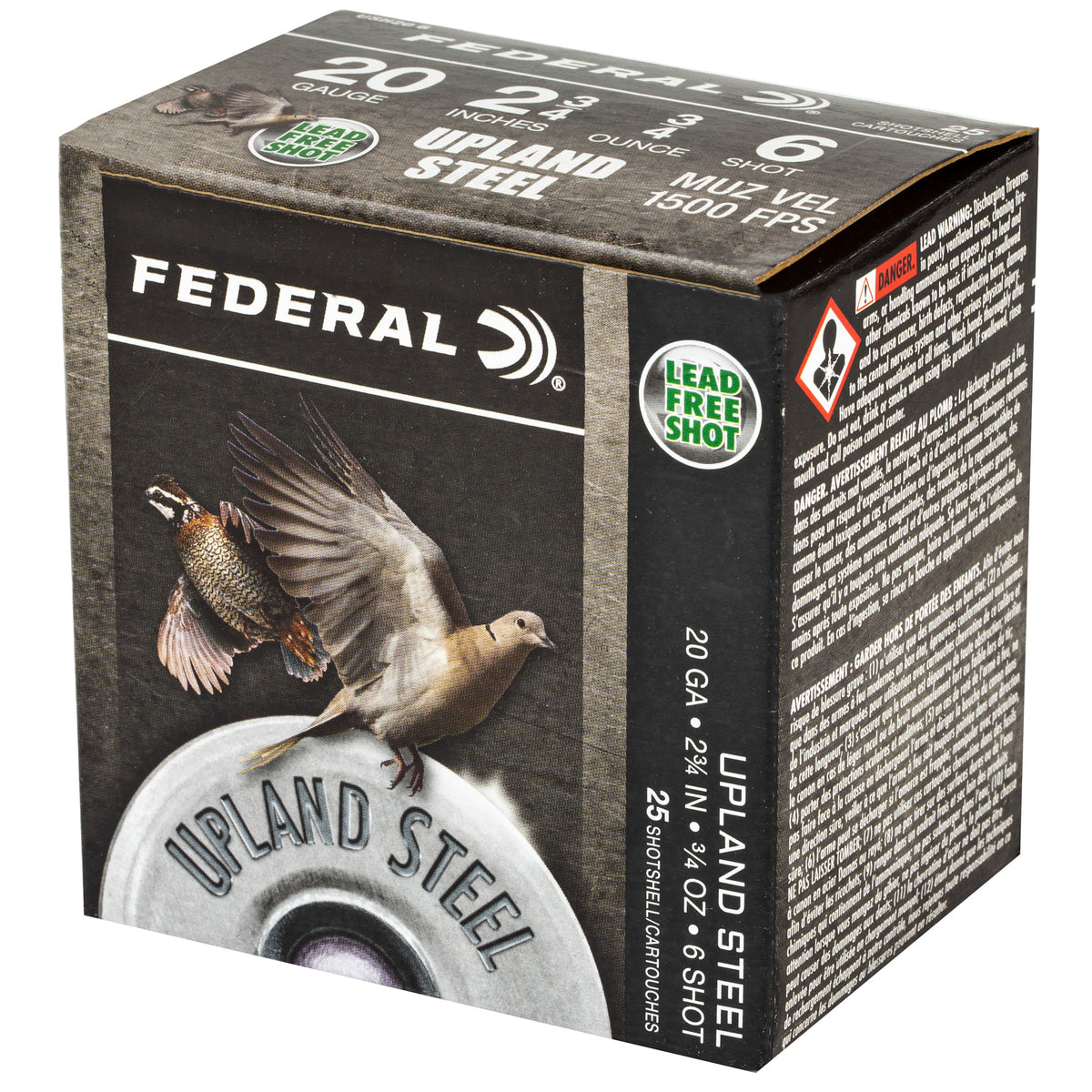 FEDERAL UPLAND STL 20GA 2.75&quot; #6 25RD