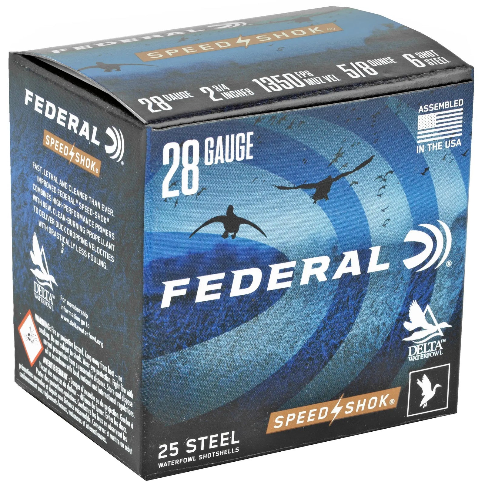 FED SPEED-SHOK STEEL 28GA 2 3/4 # 6 - American Ordnance